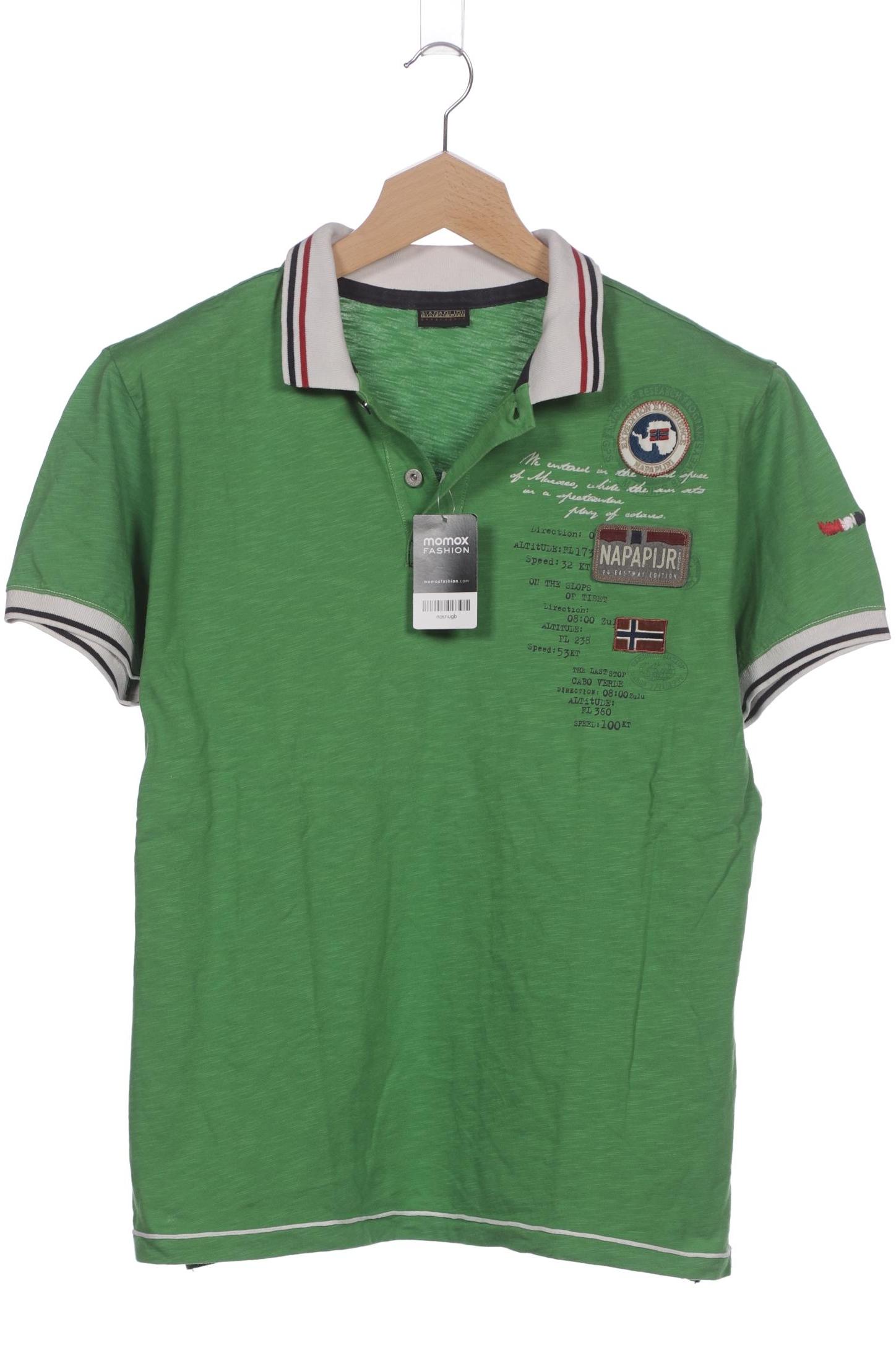 

Napapijri Herren Poloshirt, grün, Gr. 56