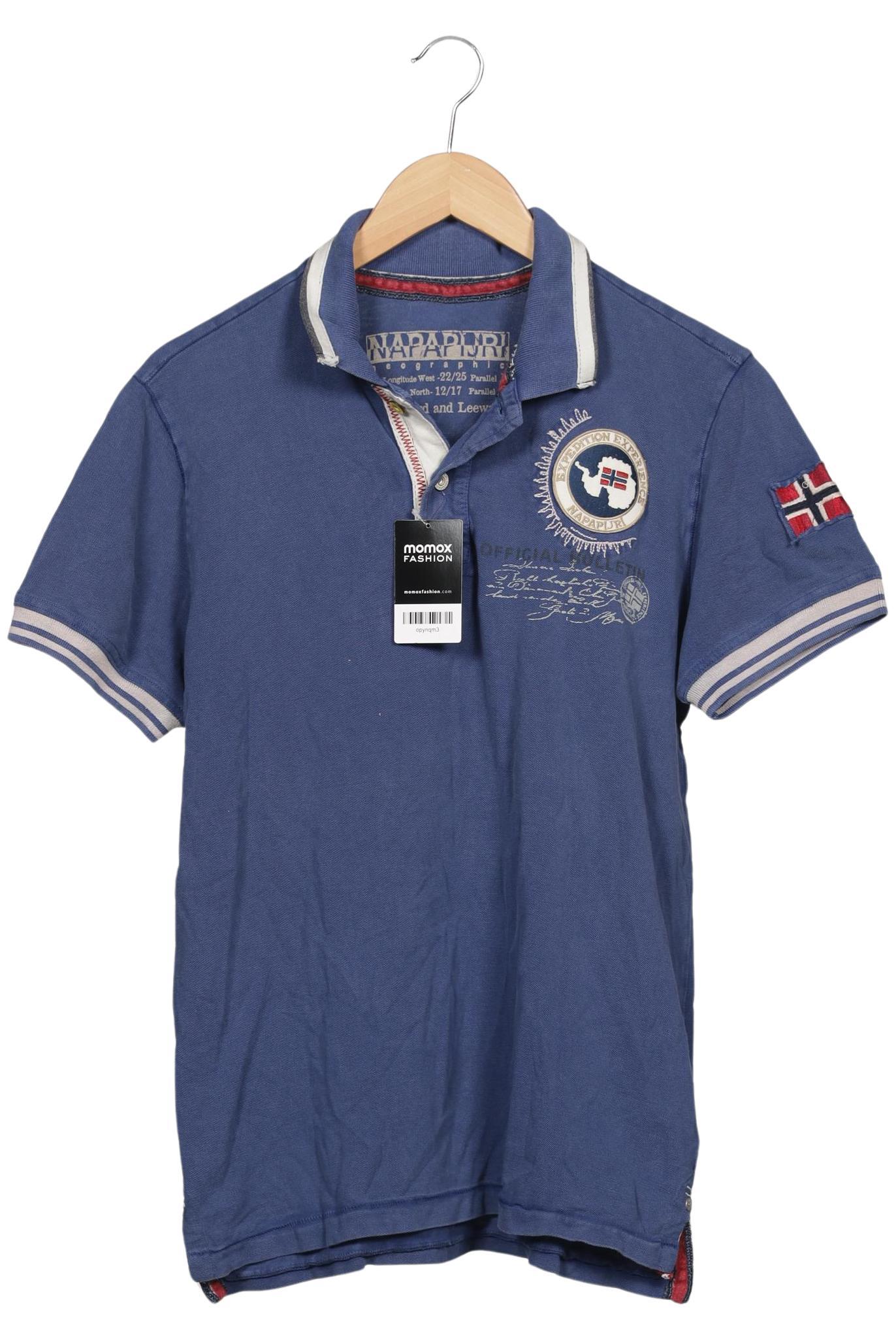 

Napapijri Herren Poloshirt, blau, Gr. 48