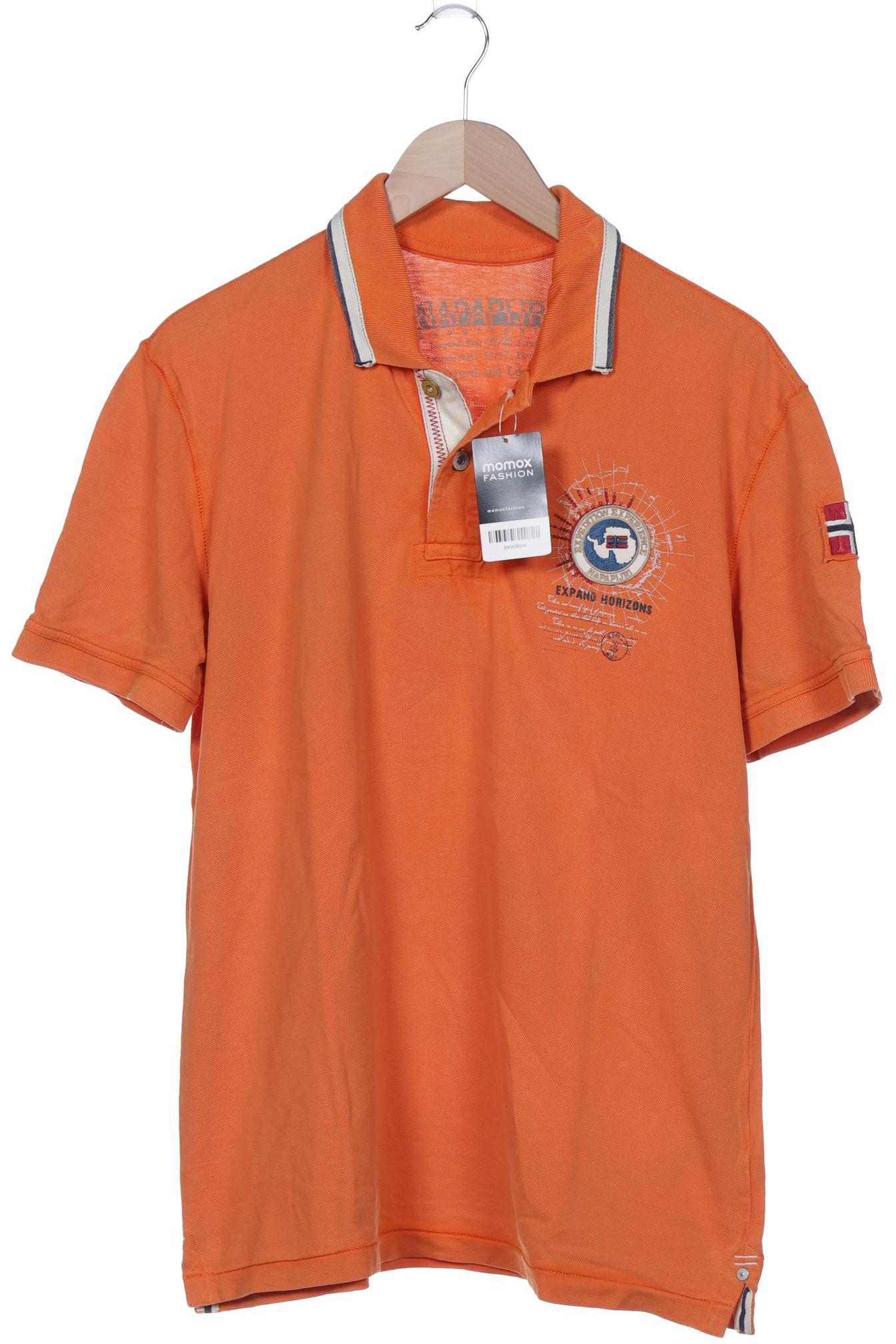 

Napapijri Herren Poloshirt, orange, Gr. 54
