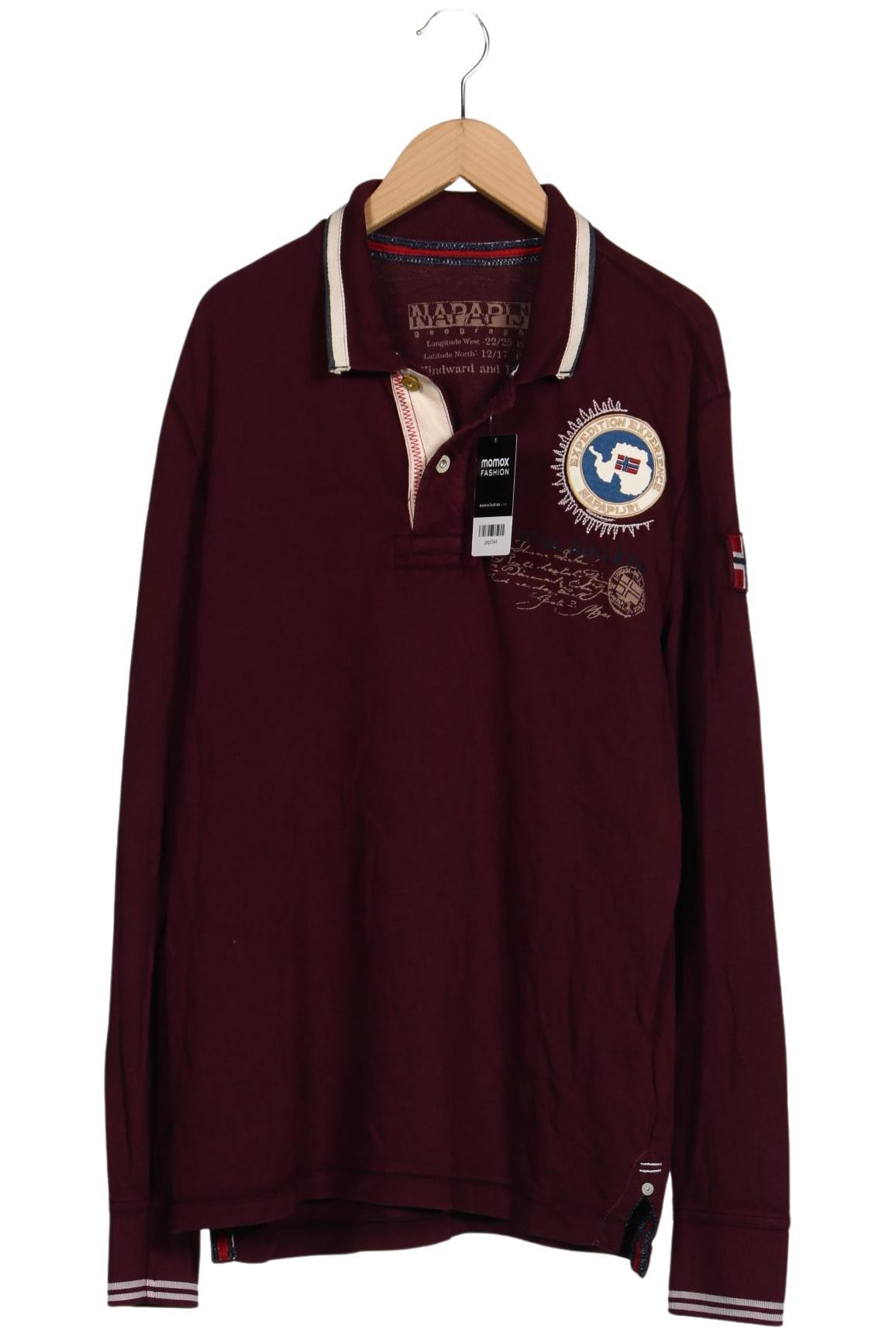 

Napapijri Herren Poloshirt, bordeaux, Gr. 52