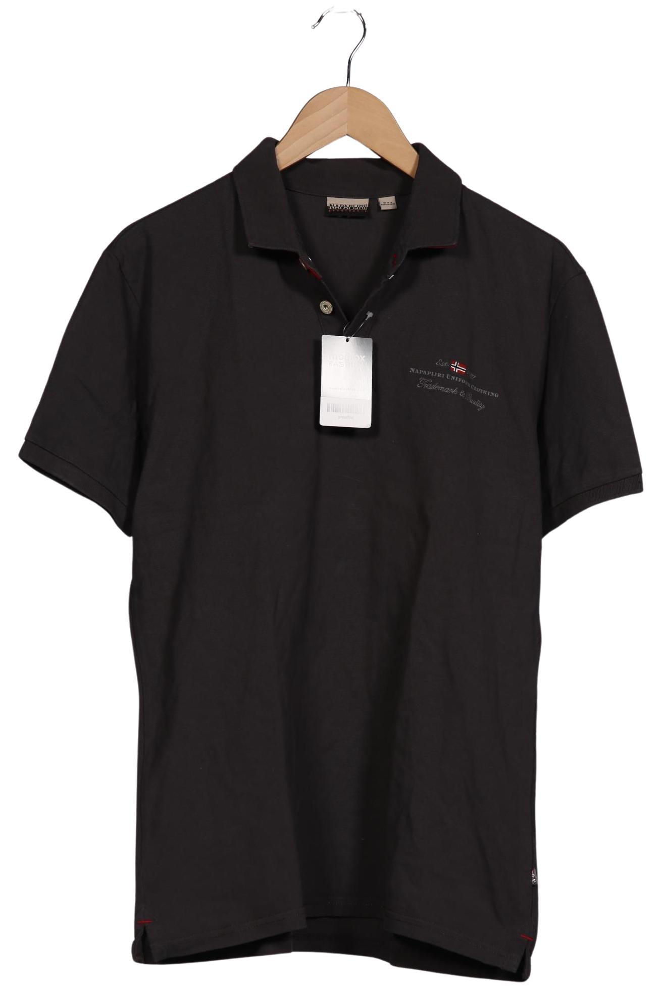

Napapijri Herren Poloshirt, grau, Gr. 52