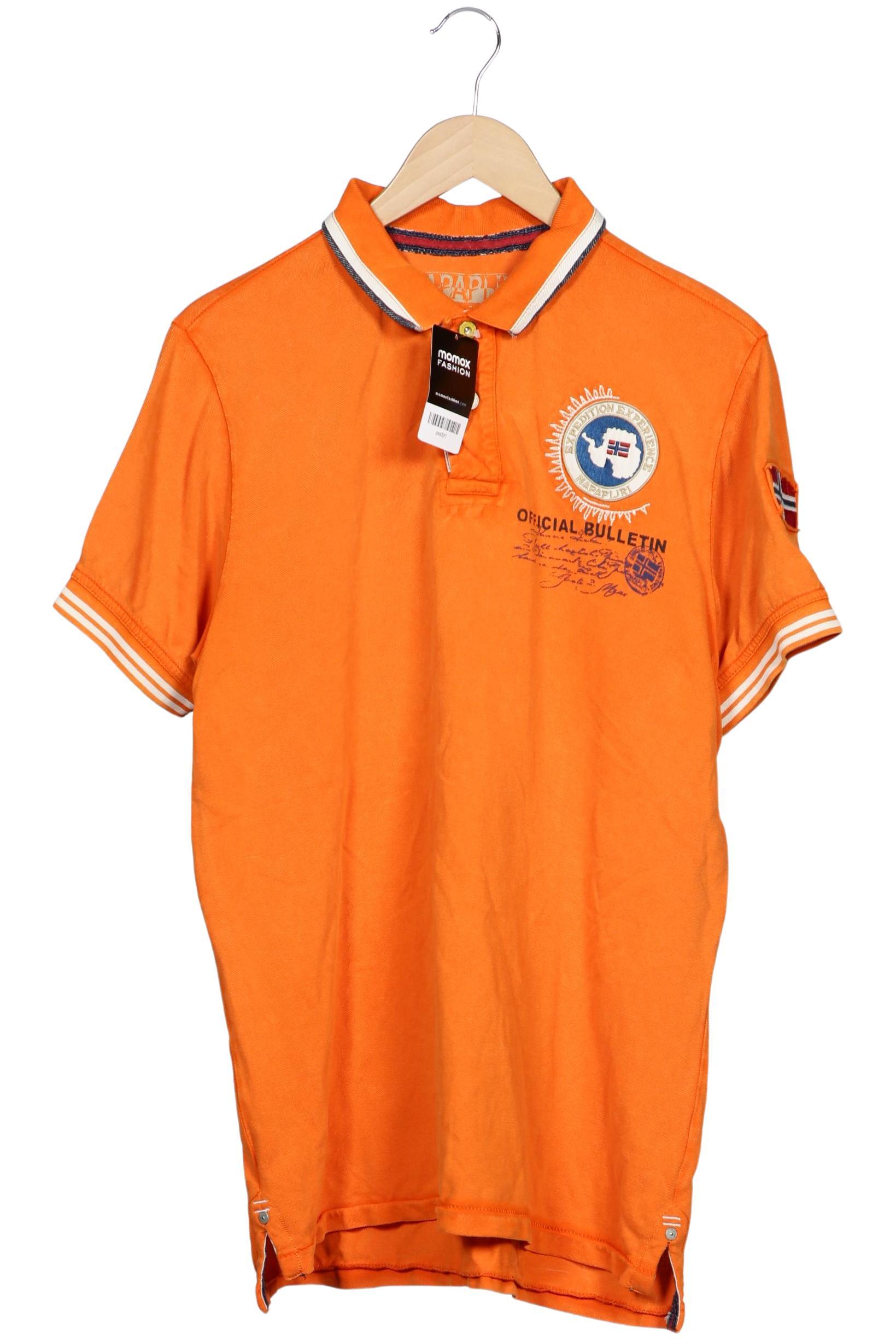 

Napapijri Herren Poloshirt, orange, Gr. 54