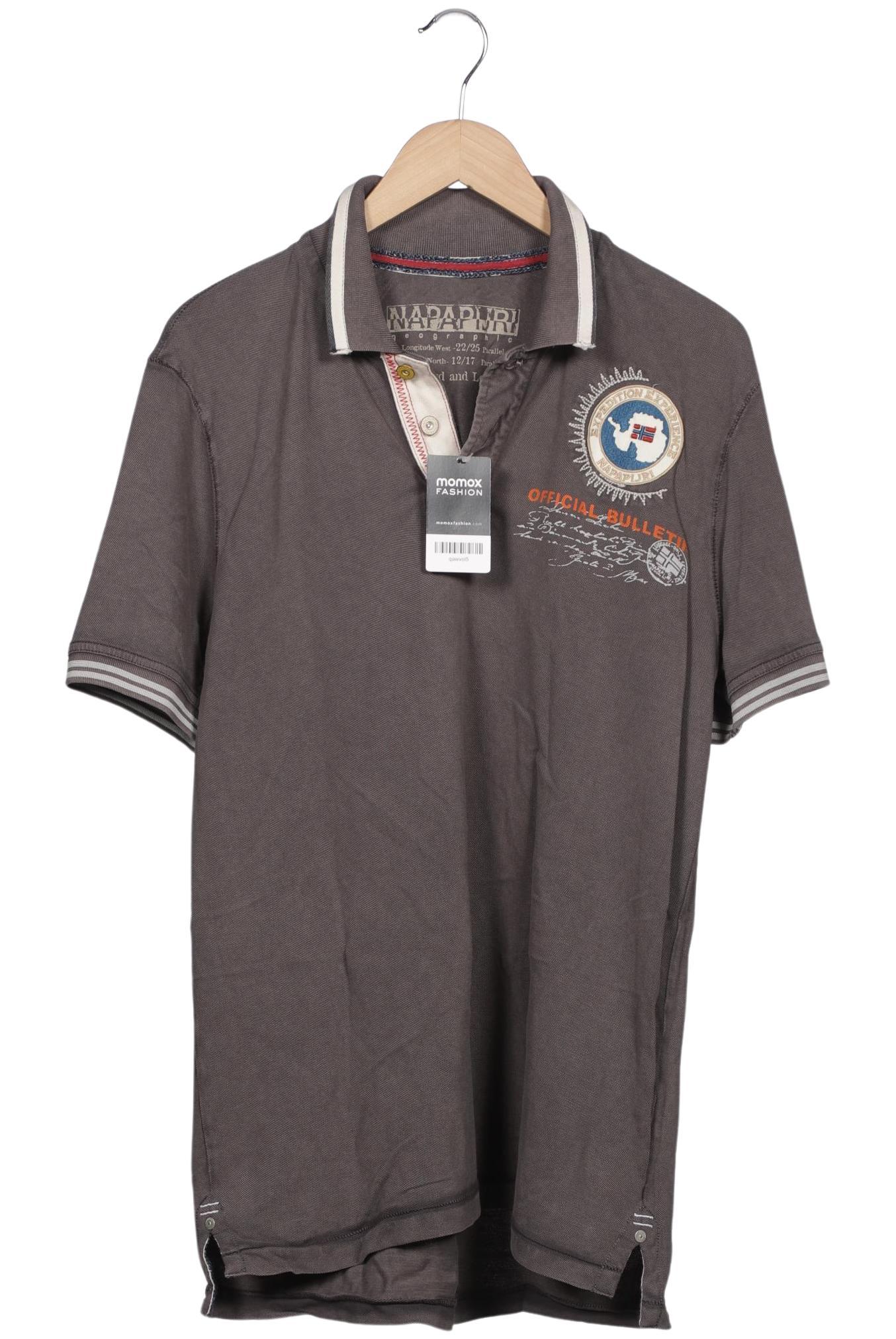 

Napapijri Herren Poloshirt, braun, Gr. 54