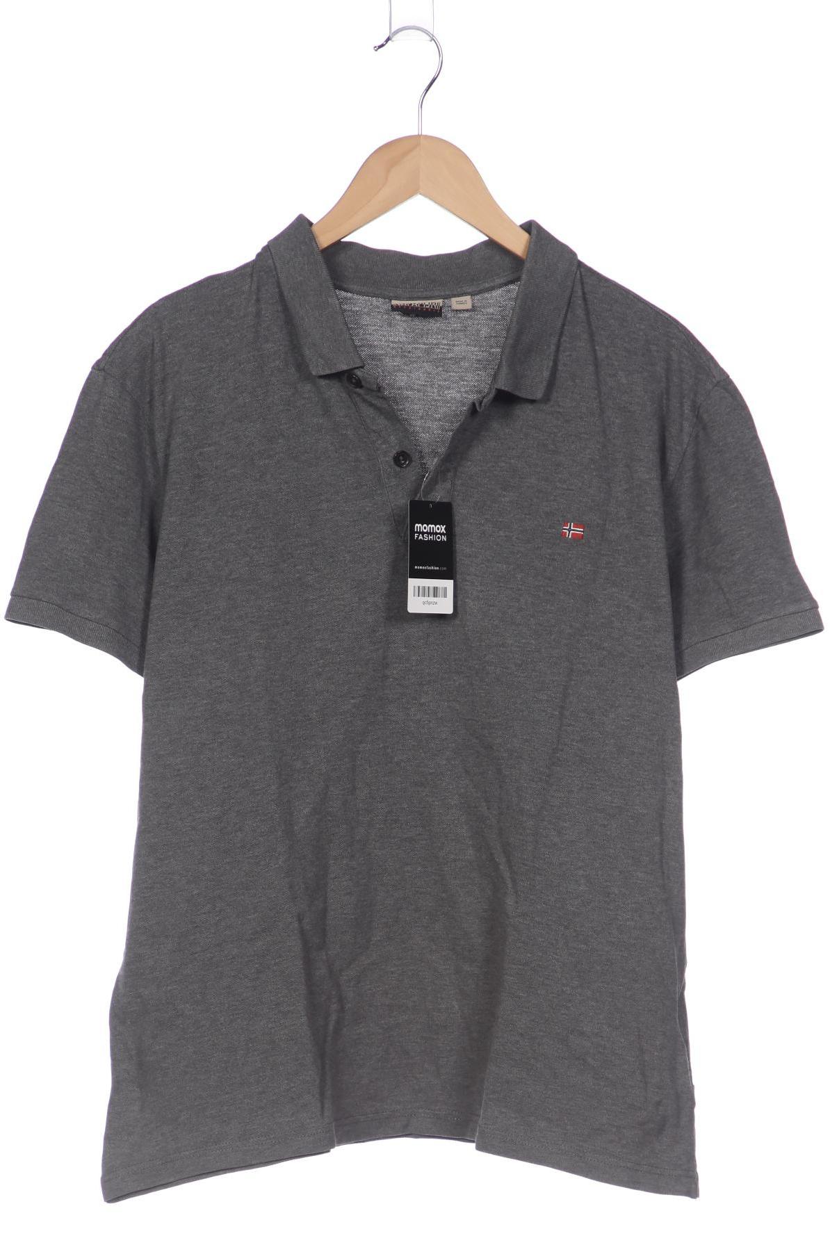 

Napapijri Herren Poloshirt, grau, Gr. 56