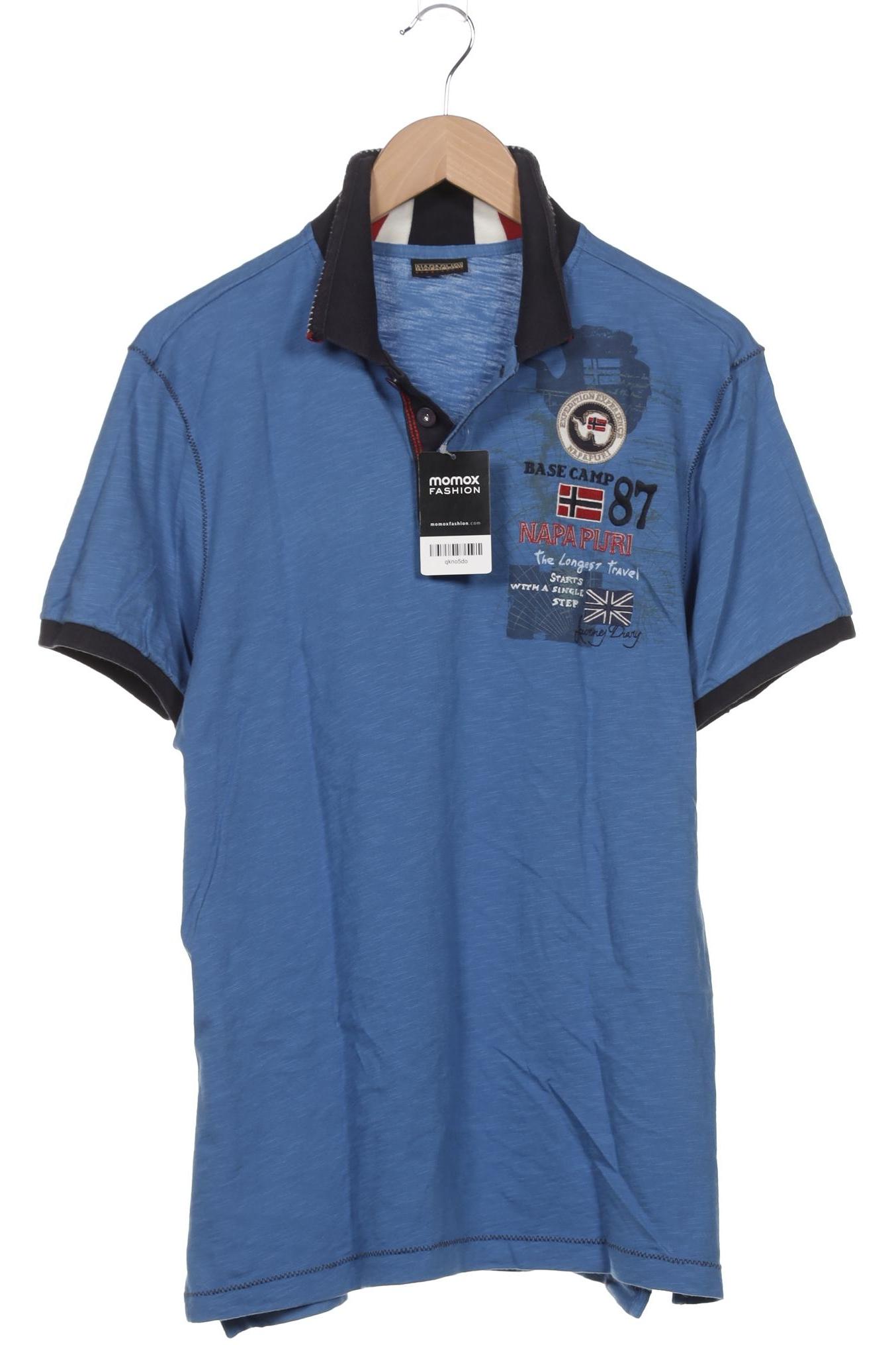 

Napapijri Herren Poloshirt, blau, Gr. 54