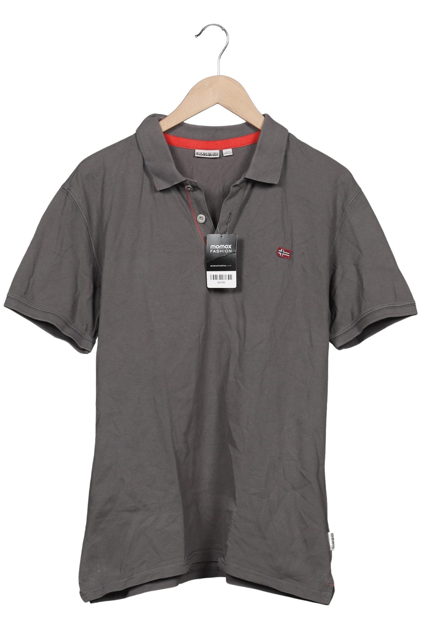 

Napapijri Herren Poloshirt, grau, Gr. 54