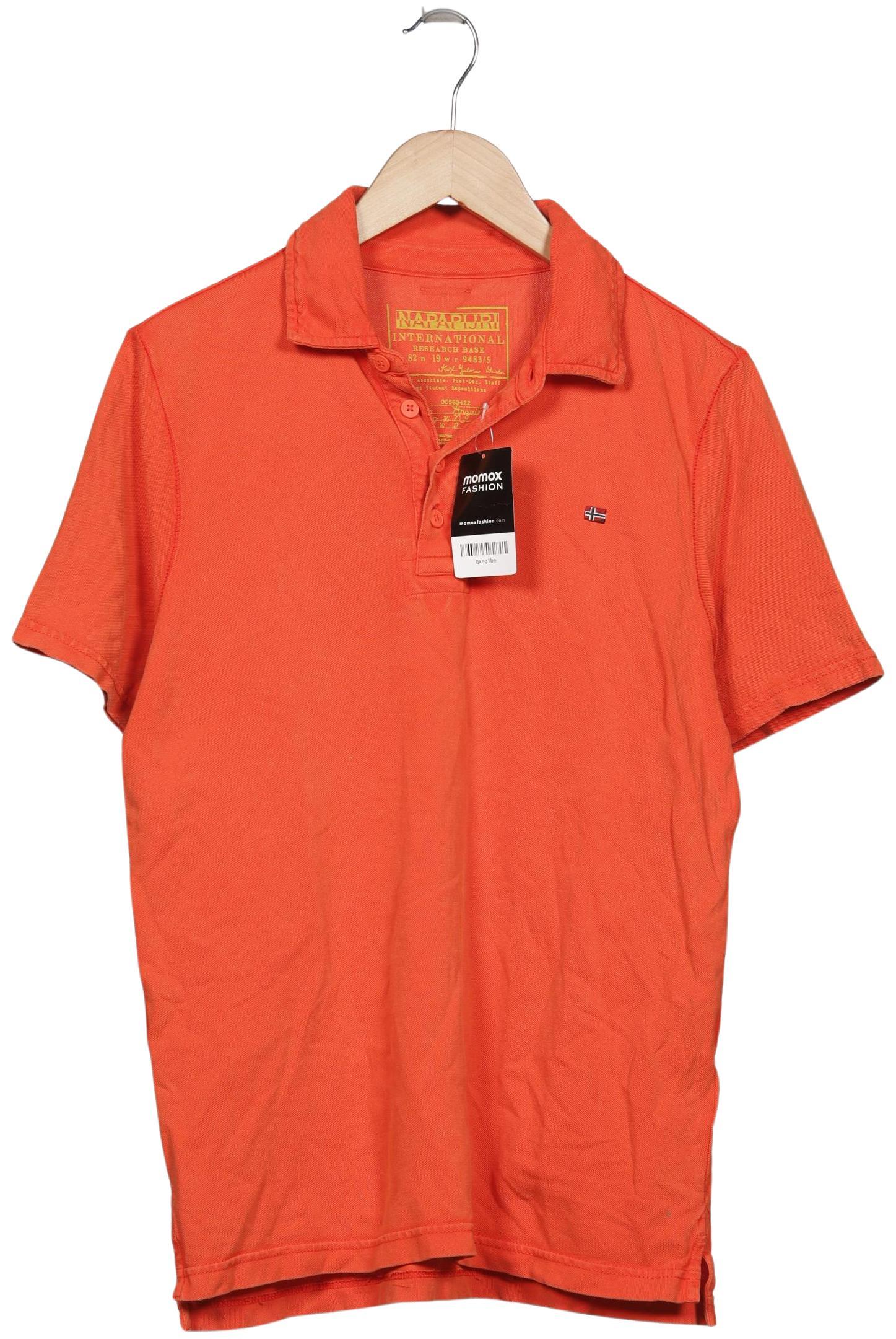 

Napapijri Herren Poloshirt, orange, Gr. 48