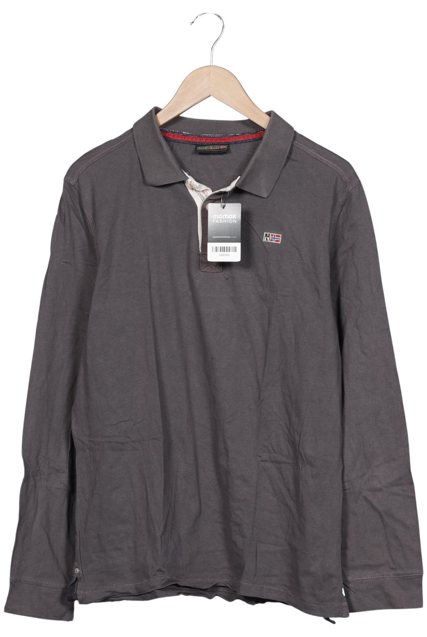 

Napapijri Herren Poloshirt, grau, Gr. 54