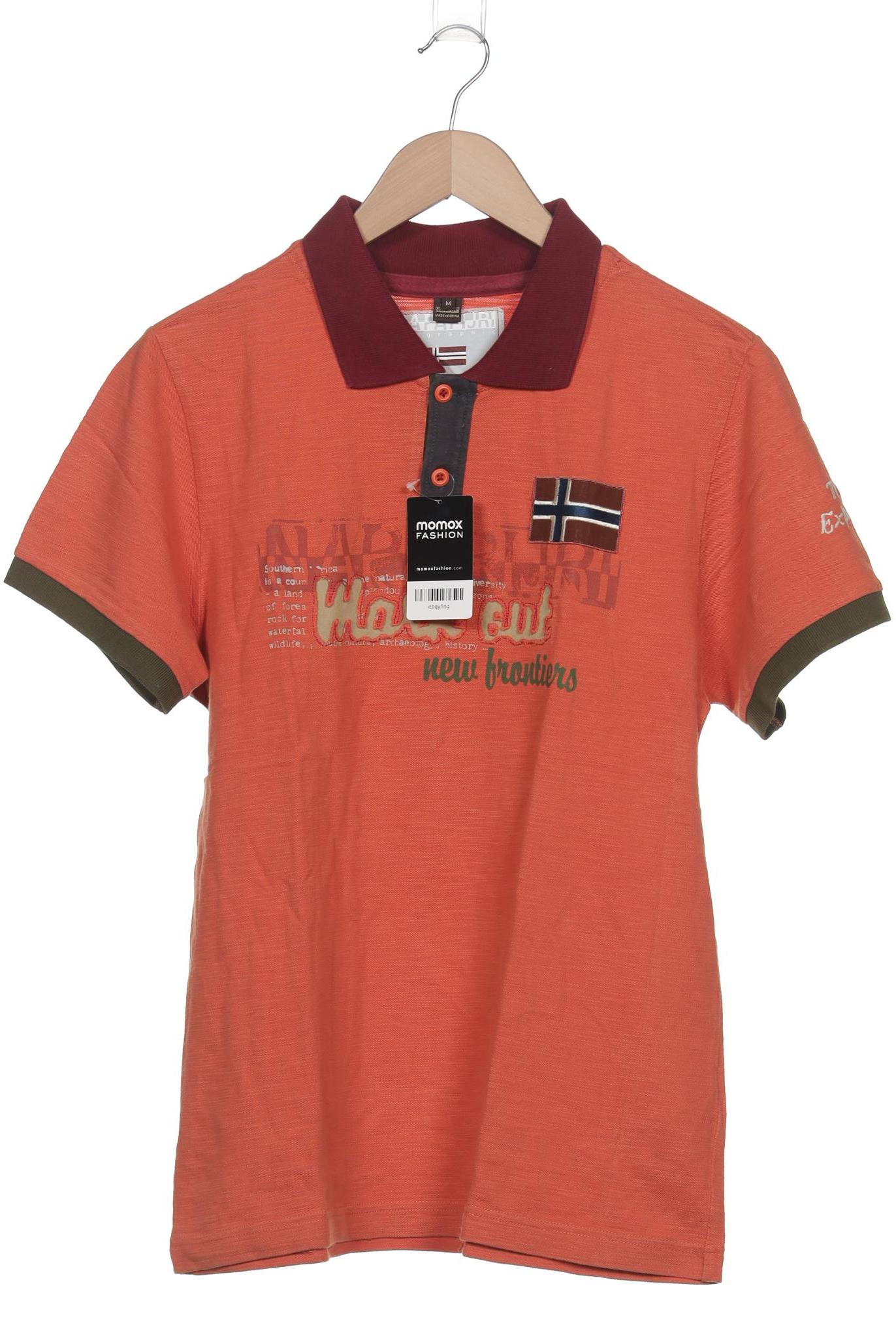 

Napapijri Herren Poloshirt, orange, Gr. 48