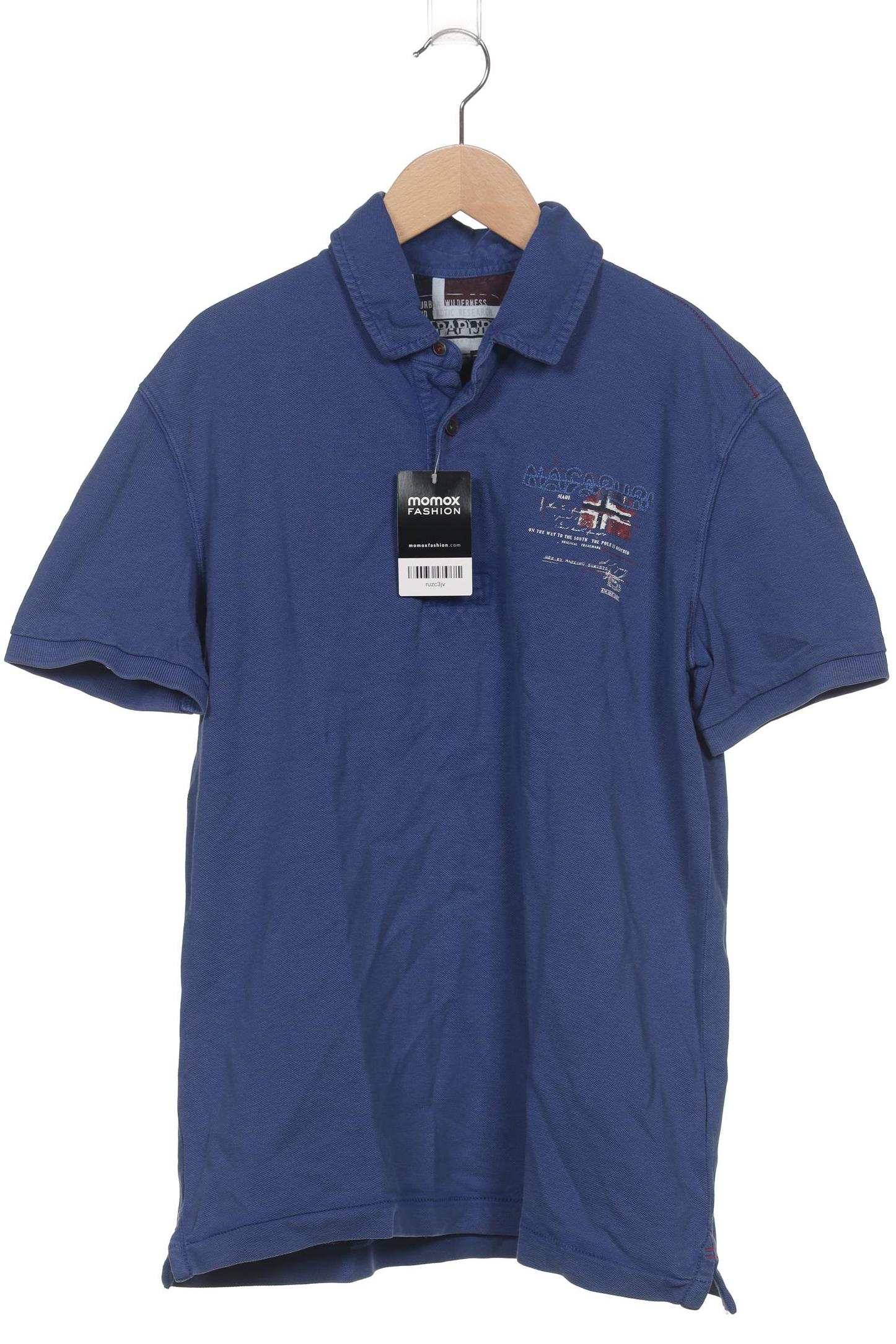 

Napapijri Herren Poloshirt, blau, Gr. 48