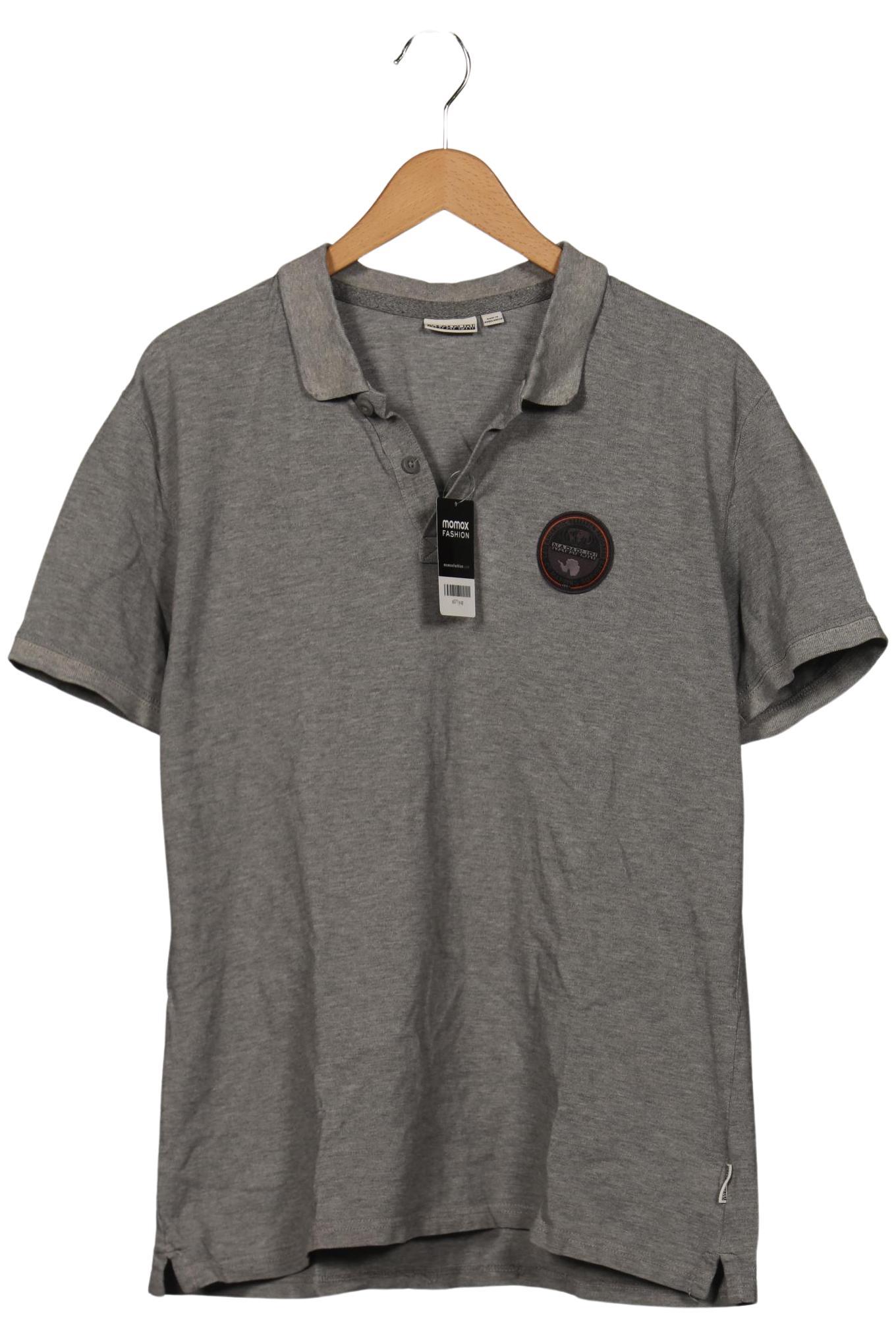 

Napapijri Herren Poloshirt, grau, Gr. 56