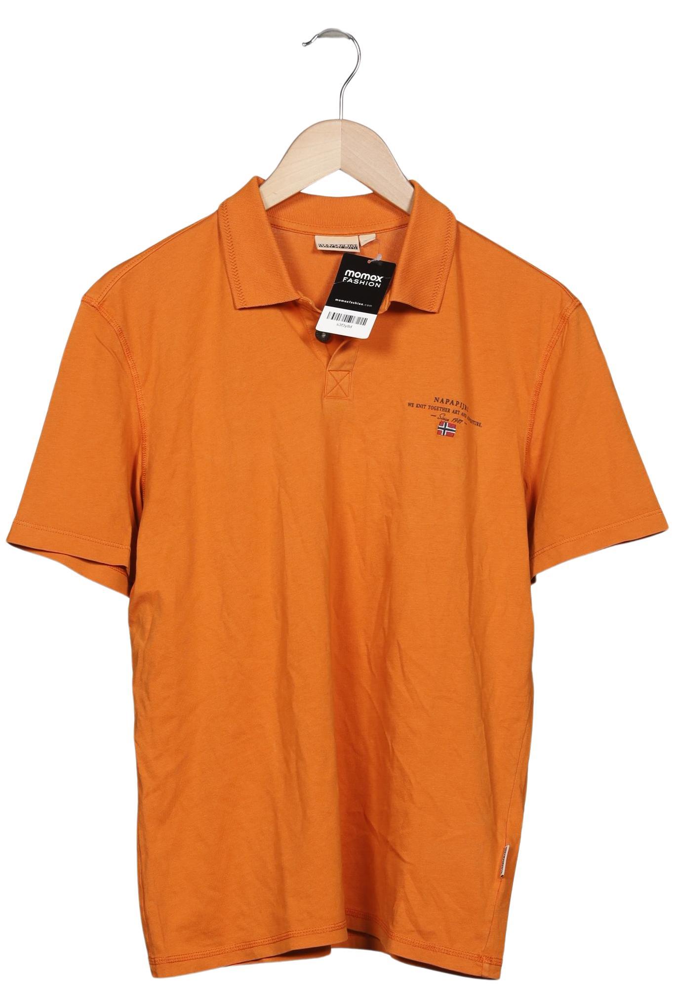 

Napapijri Herren Poloshirt, orange, Gr. 48
