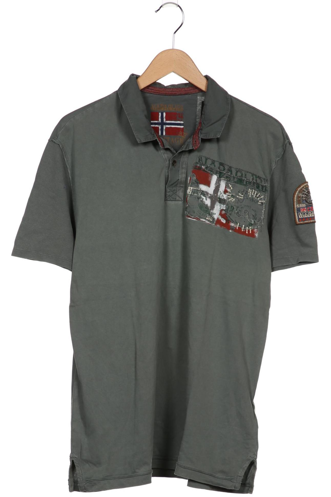 

Napapijri Herren Poloshirt, grün, Gr. 56