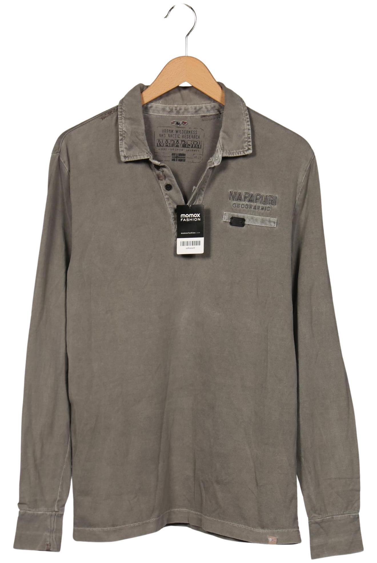 

Napapijri Herren Poloshirt, grau, Gr. 52
