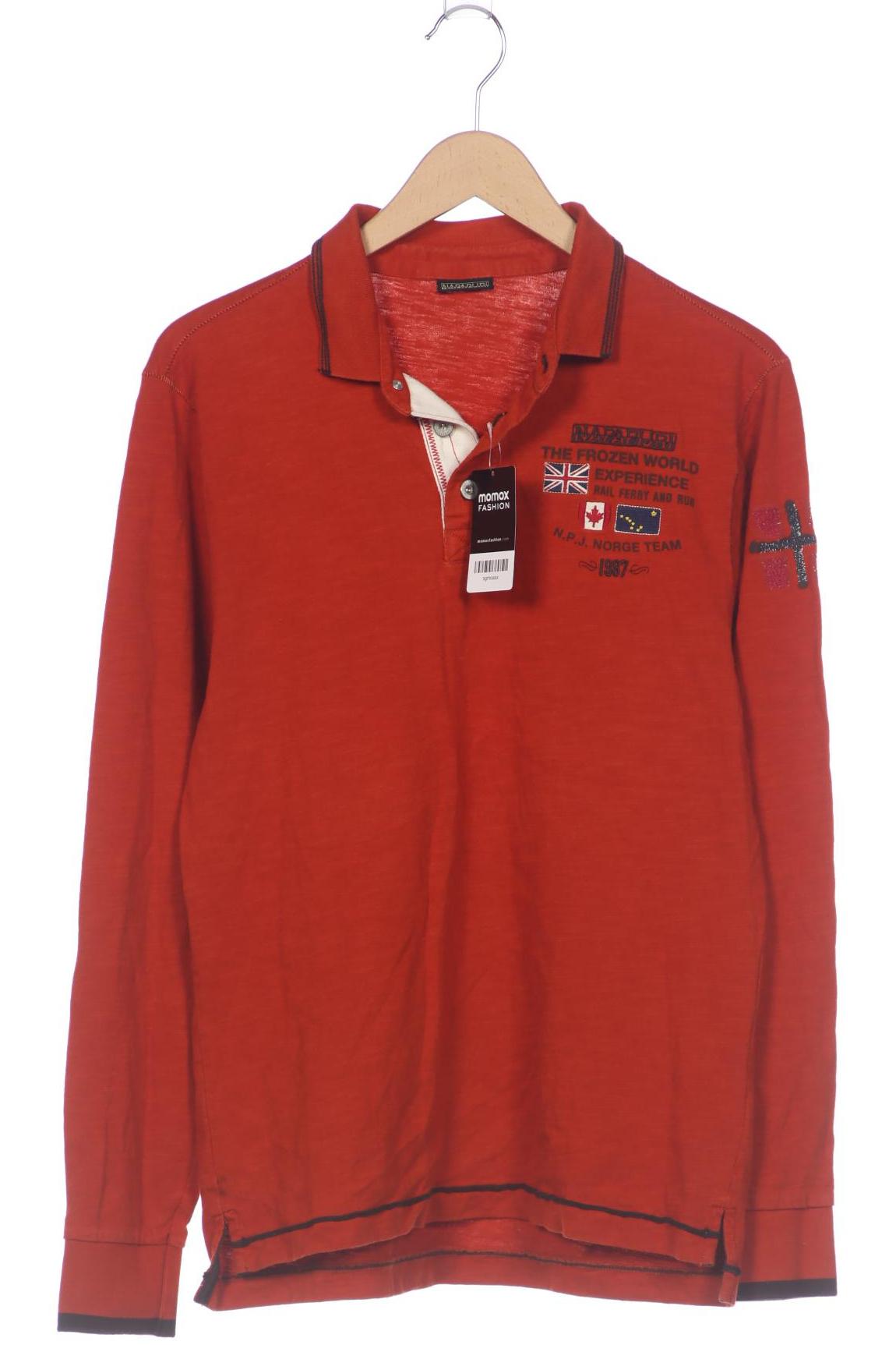 

Napapijri Herren Poloshirt, orange, Gr. 52