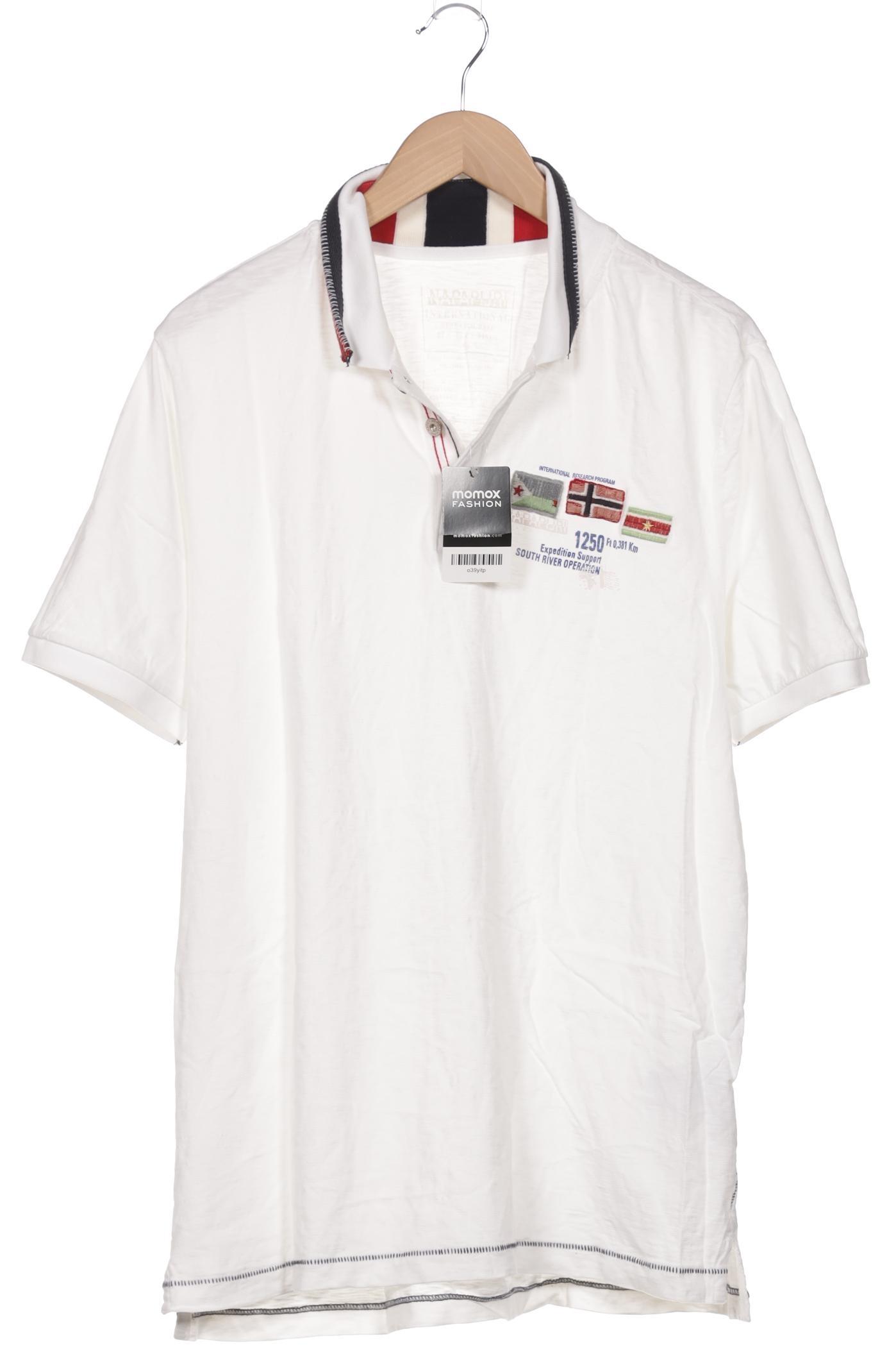 

Napapijri Herren Poloshirt, weiß, Gr. 54