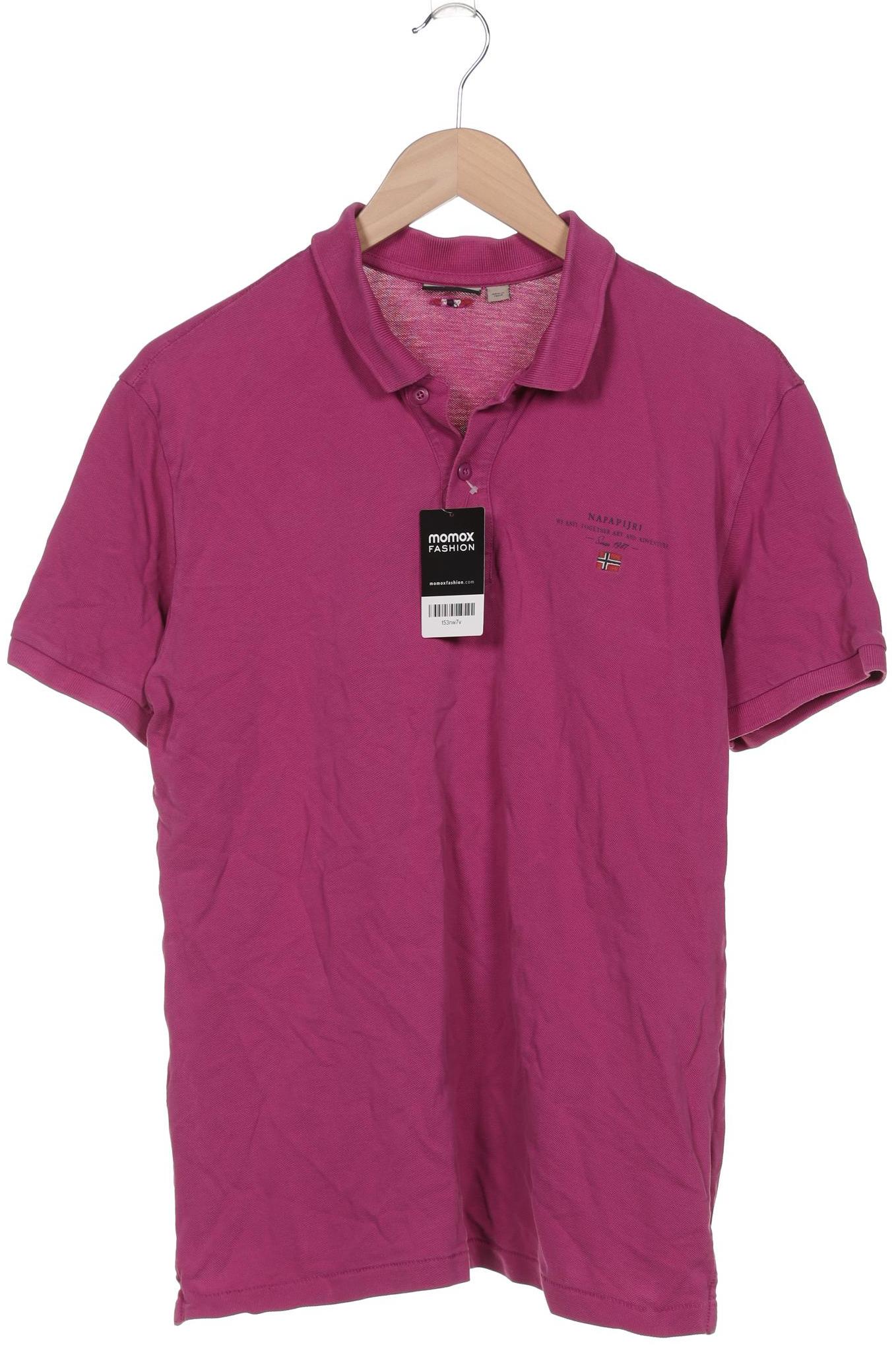 

Napapijri Herren Poloshirt, pink, Gr. 52