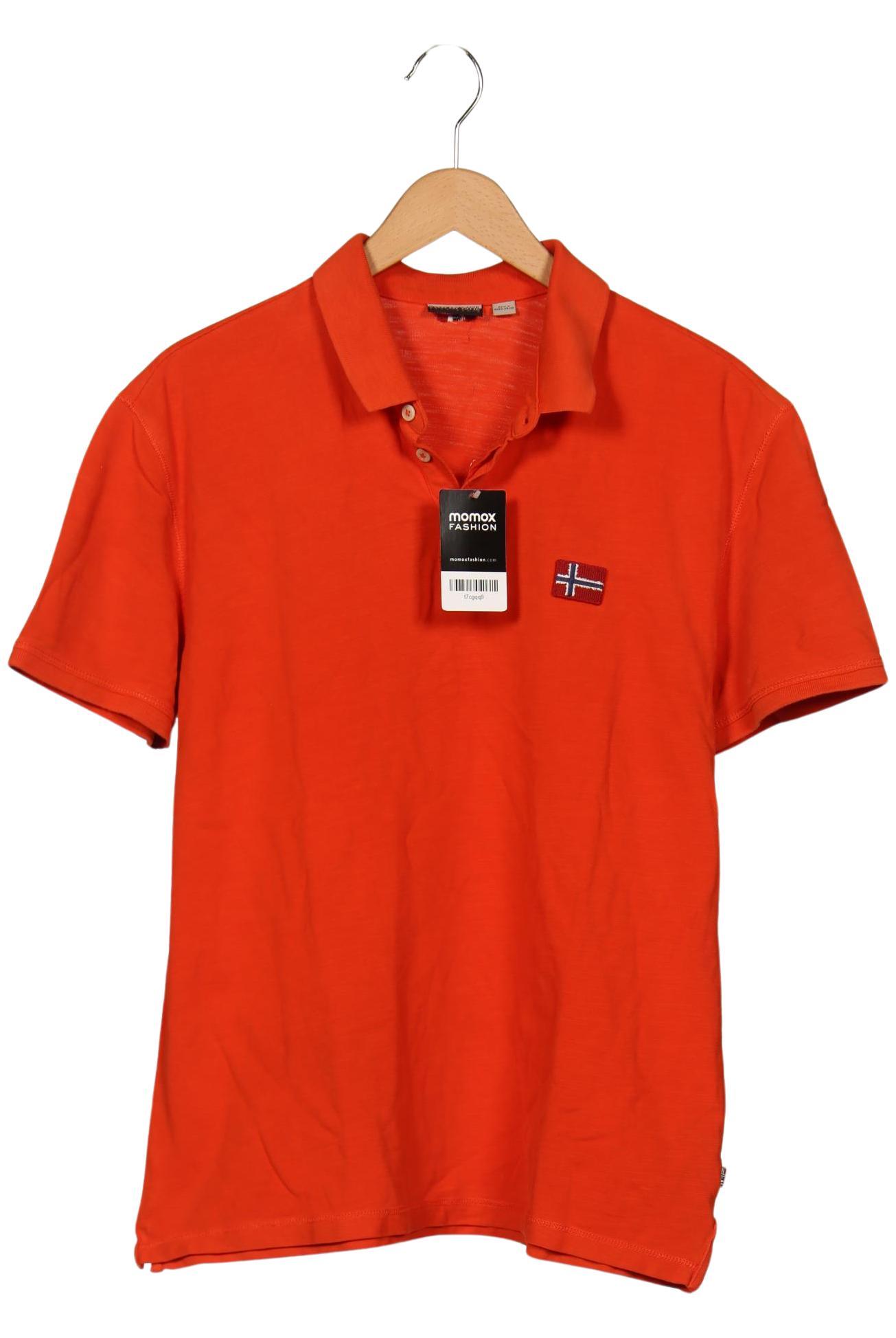 

Napapijri Herren Poloshirt, orange, Gr. 54