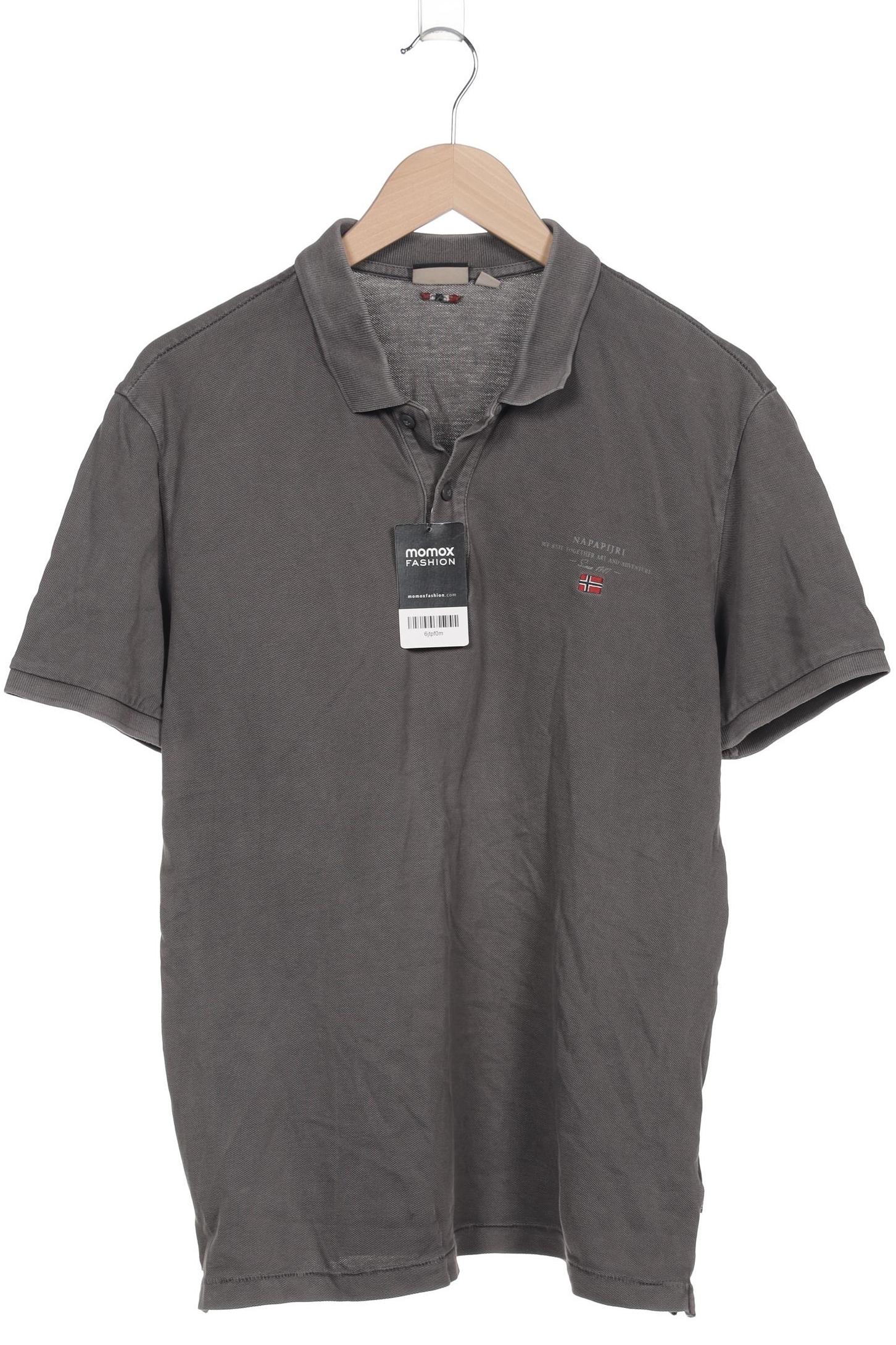 

Napapijri Herren Poloshirt, grau, Gr. 52