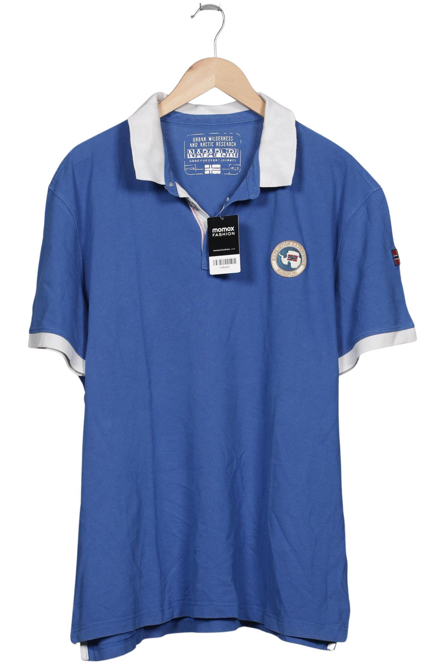 Thumbnail - Napapijri Herren Poloshirt, blau, Gr. 58