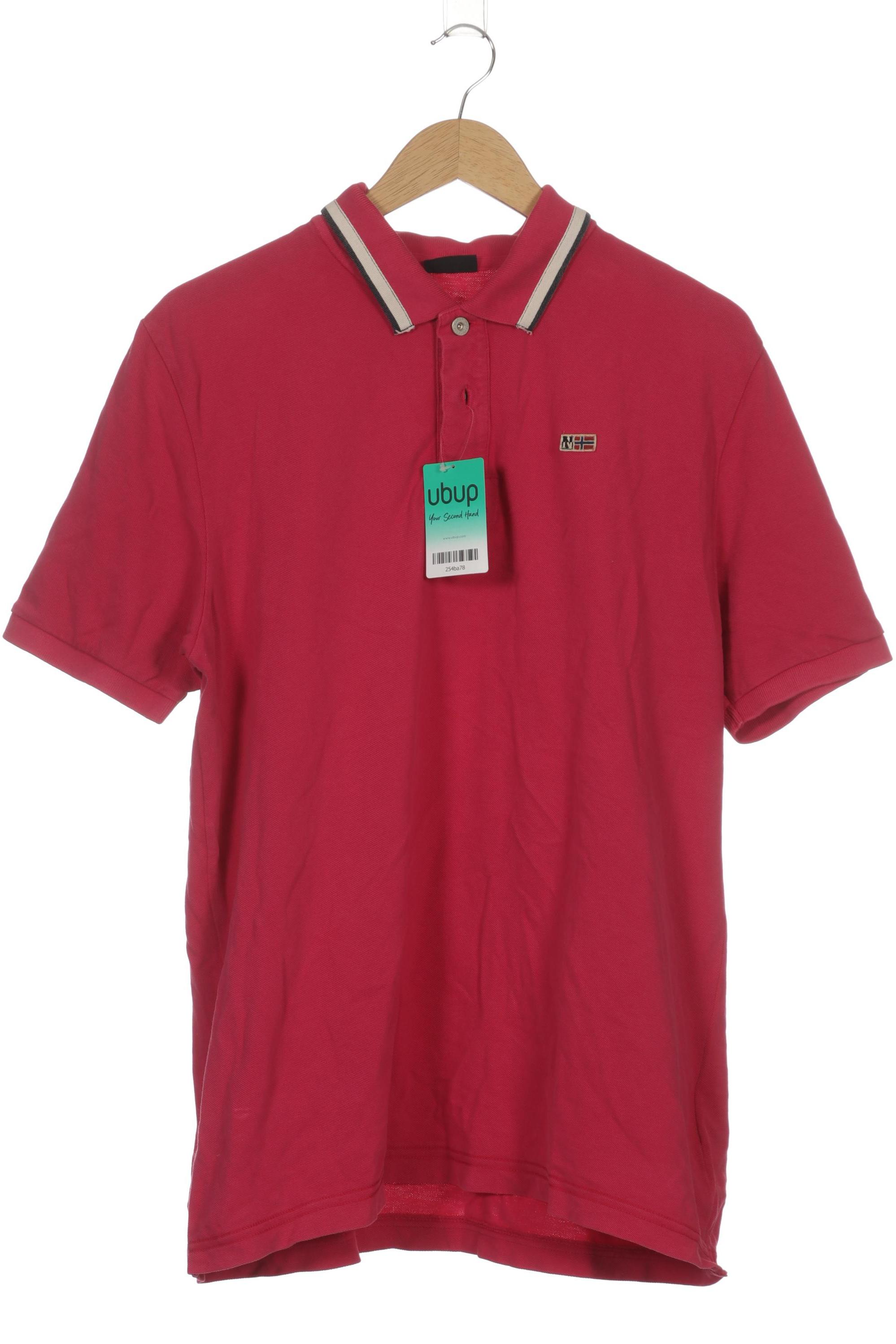 

Napapijri Herren Poloshirt, pink, Gr. 56