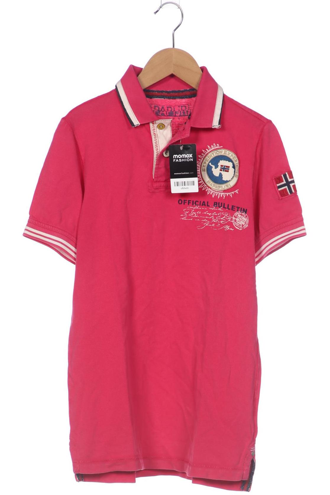 

Napapijri Herren Poloshirt, pink, Gr. 48