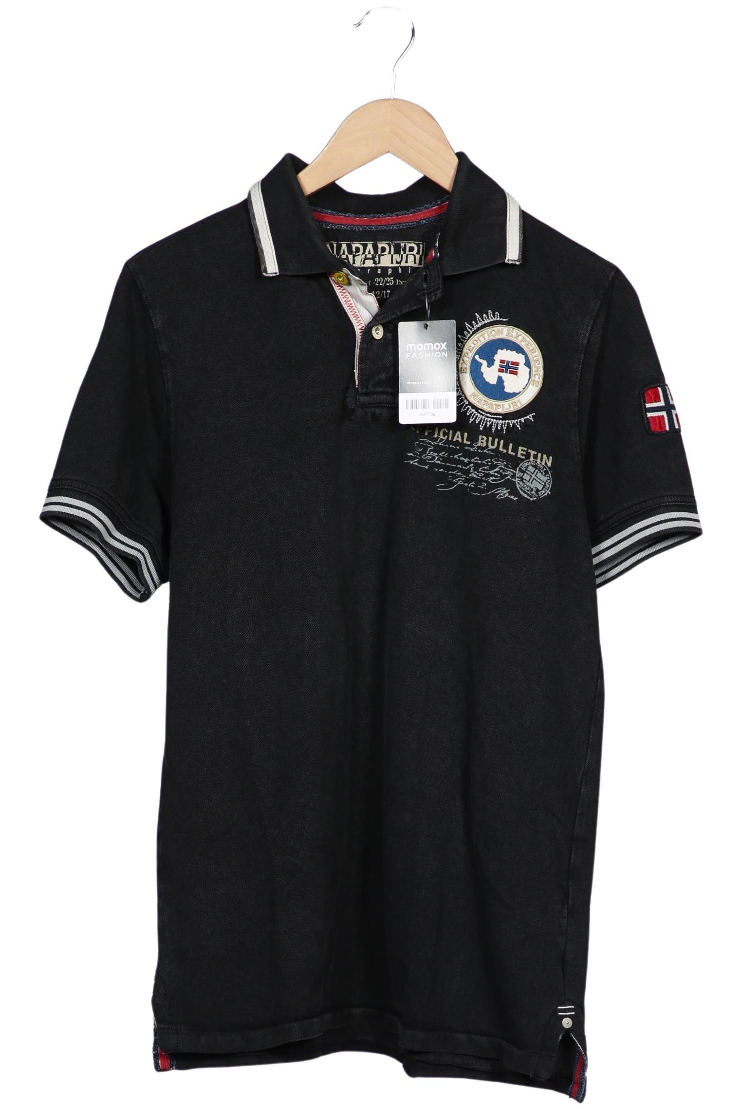 Thumbnail - Napapijri Herren Poloshirt, schwarz, Gr. 52