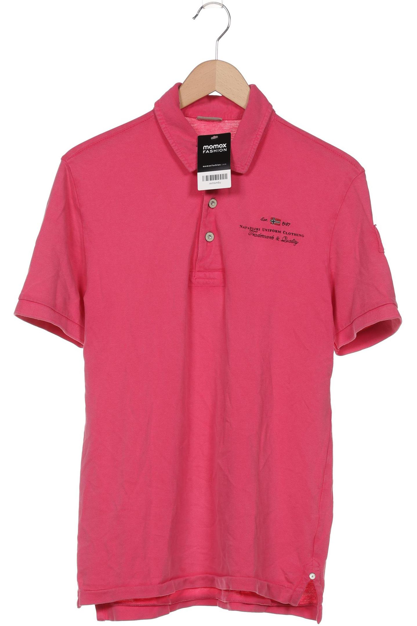 

Napapijri Herren Poloshirt, pink, Gr. 48
