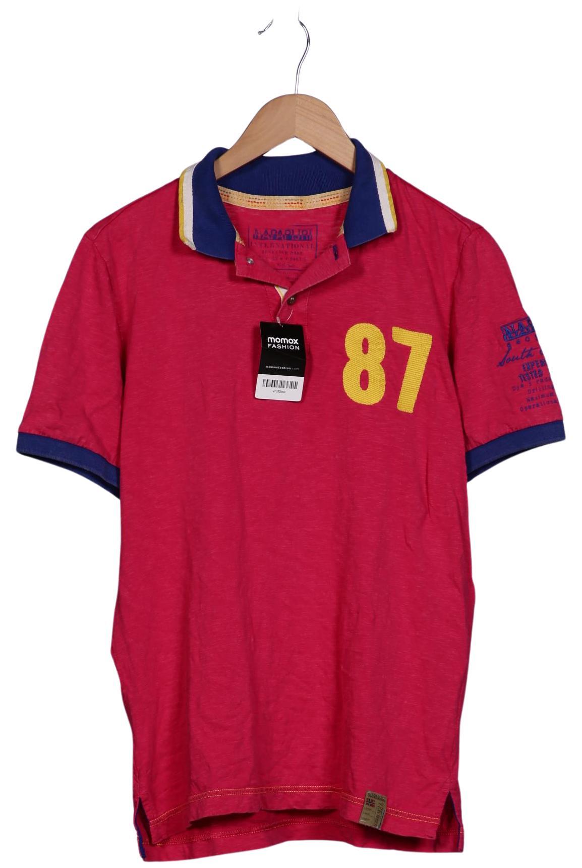 

Napapijri Herren Poloshirt, pink, Gr. 48