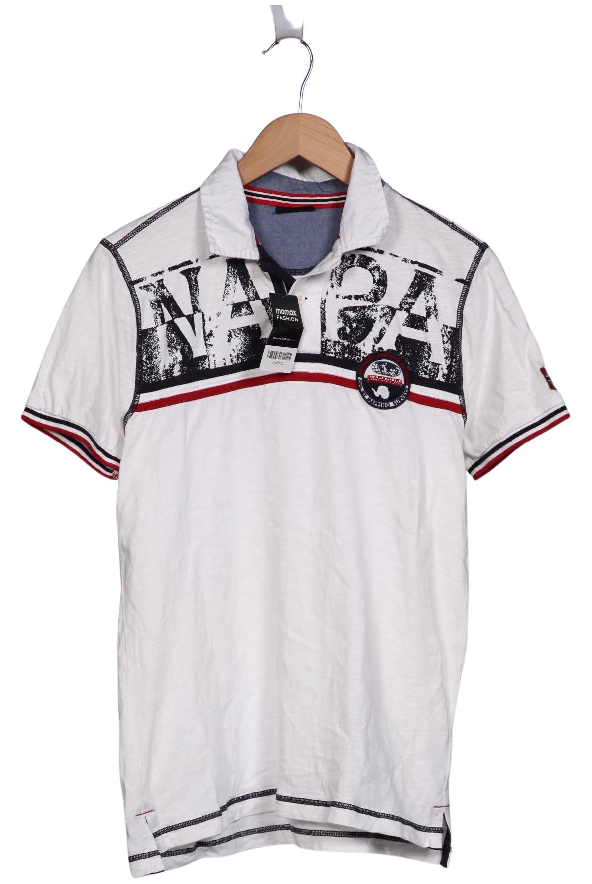 

Napapijri Herren Poloshirt, weiß, Gr. 48
