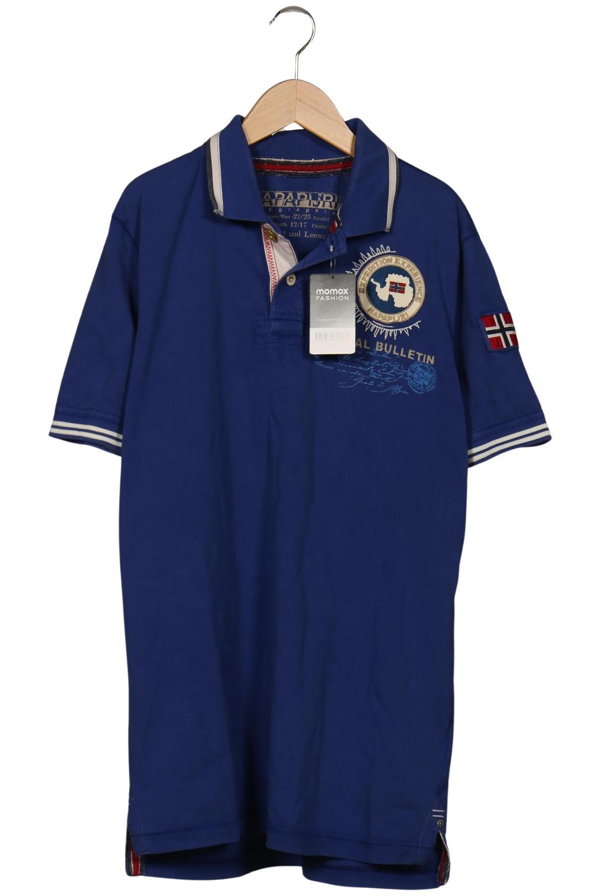

Napapijri Herren Poloshirt, blau, Gr. 52
