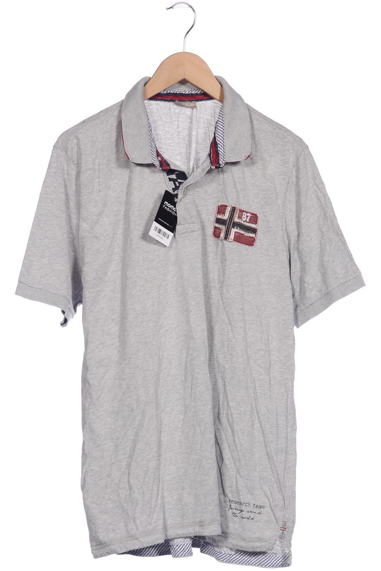 

Napapijri Herren Poloshirt, grau, Gr. 56