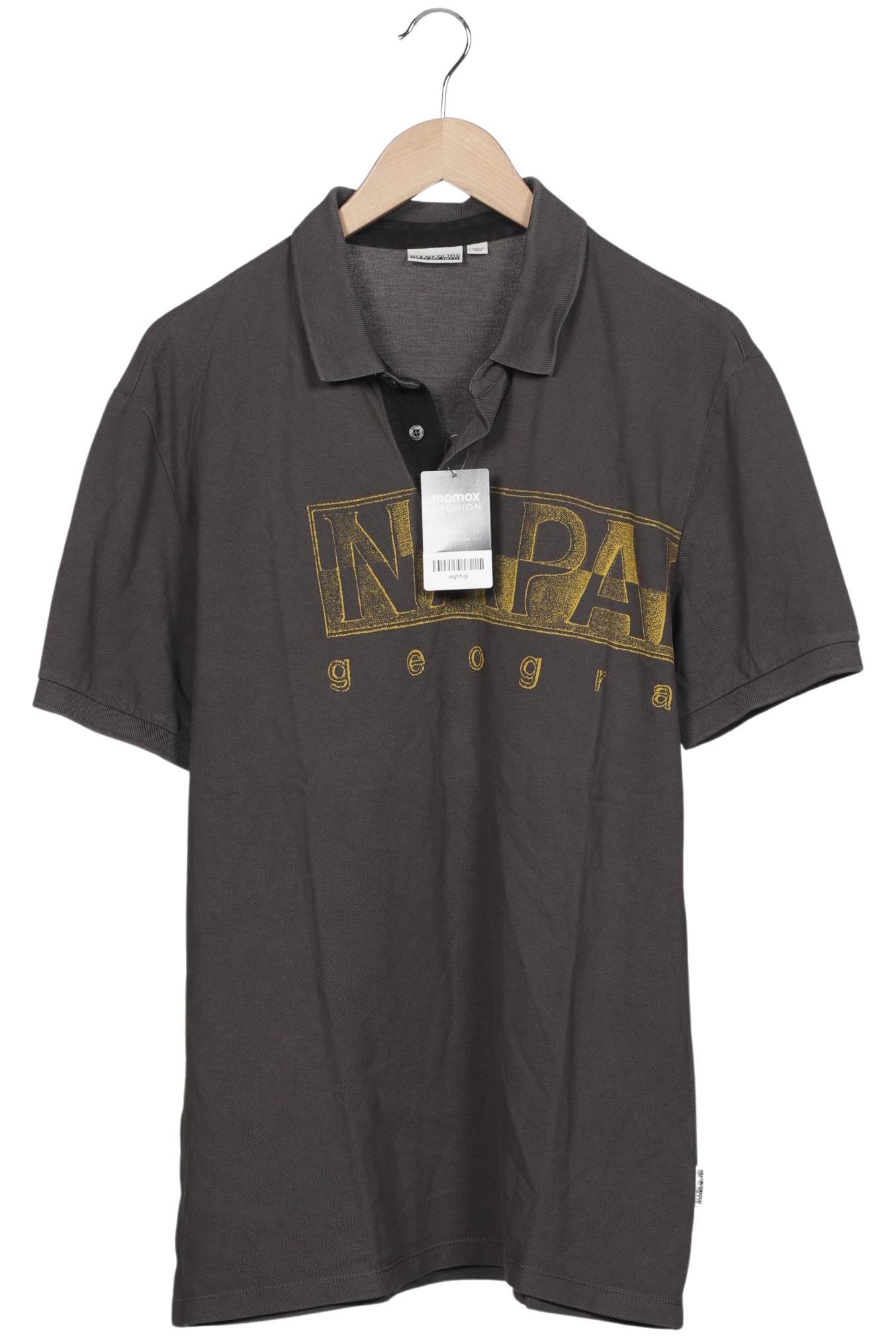 

Napapijri Herren Poloshirt, grau, Gr. 54