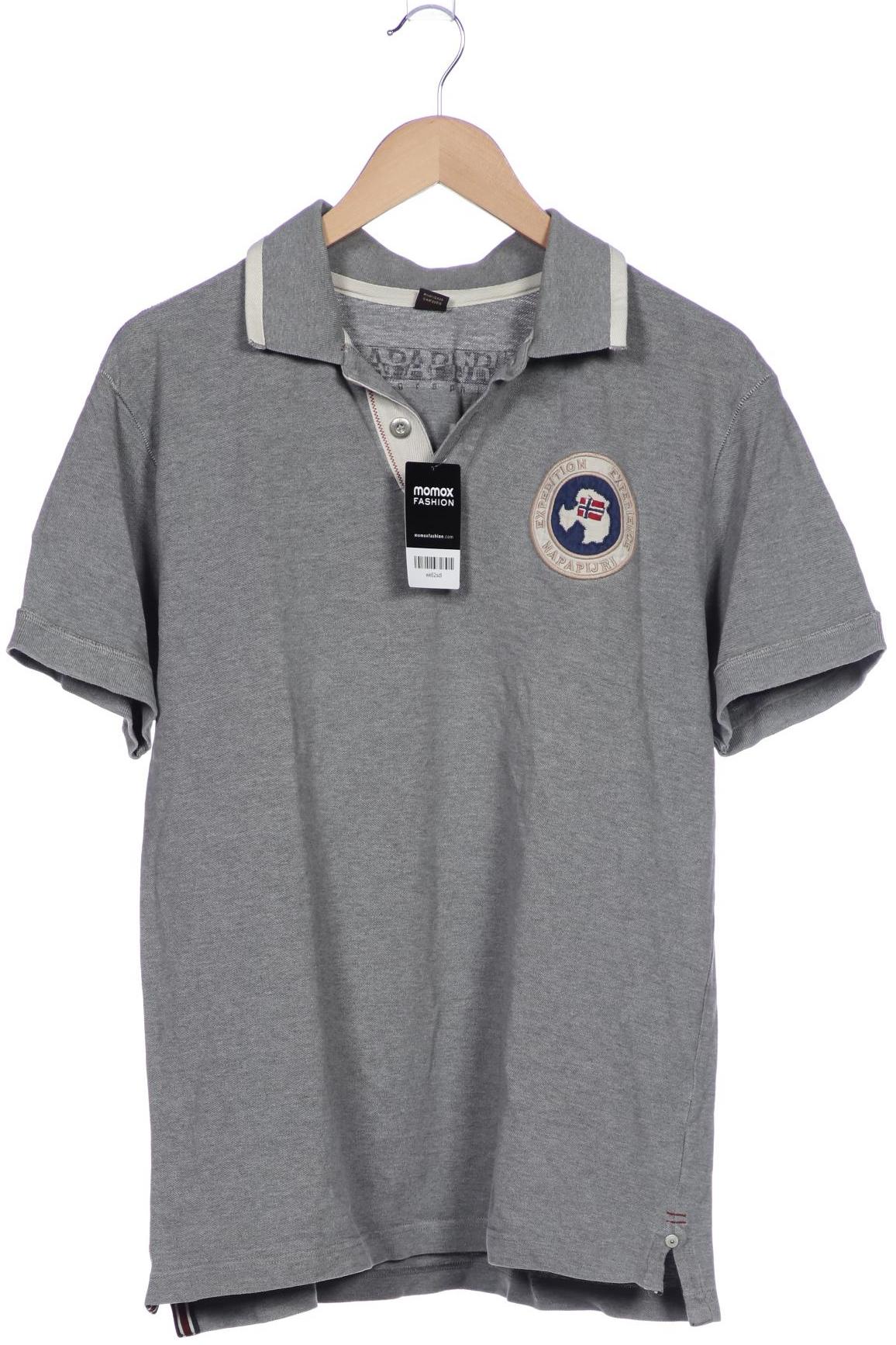 

Napapijri Herren Poloshirt, grau, Gr. 54