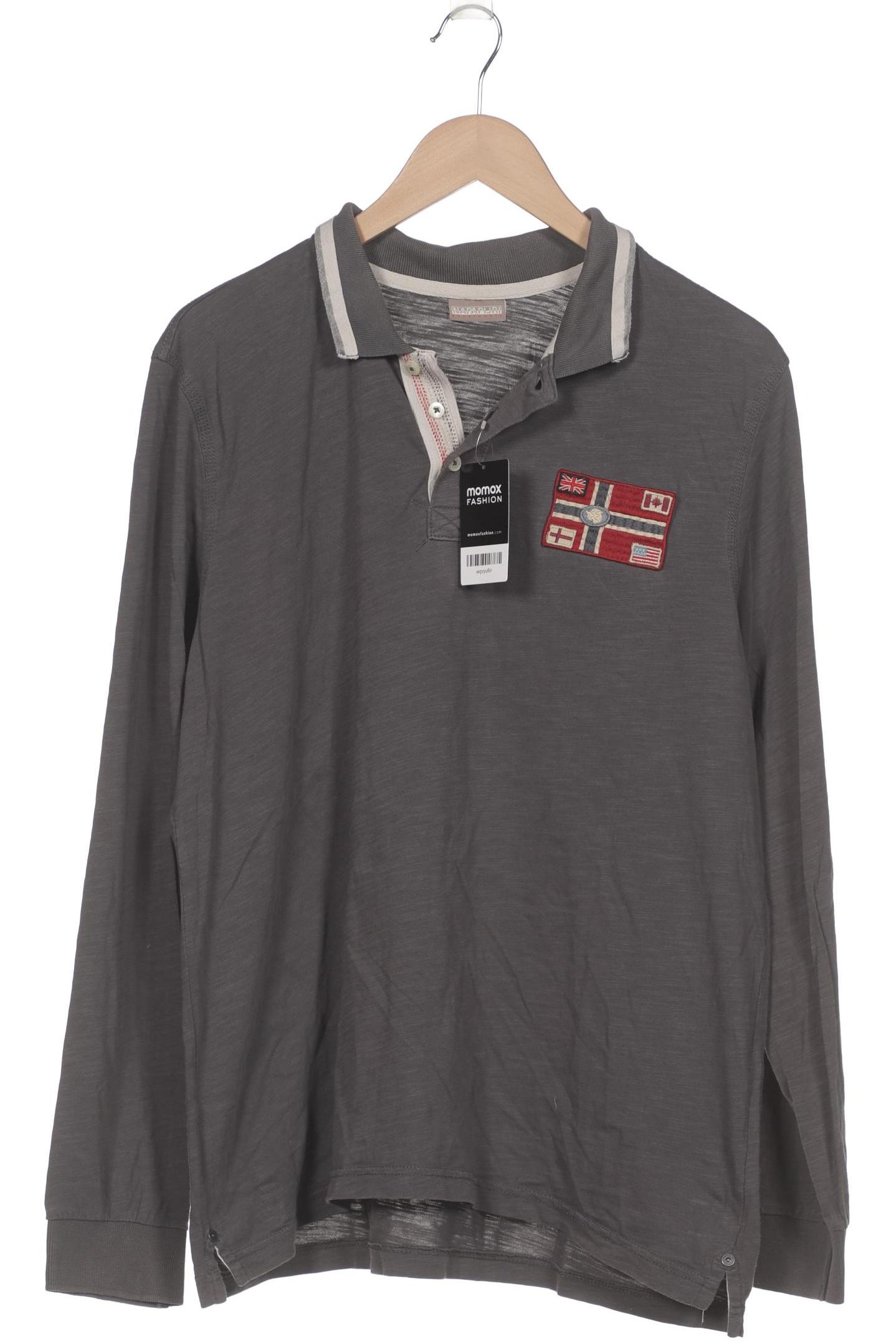 

Napapijri Herren Poloshirt, grau, Gr. 54