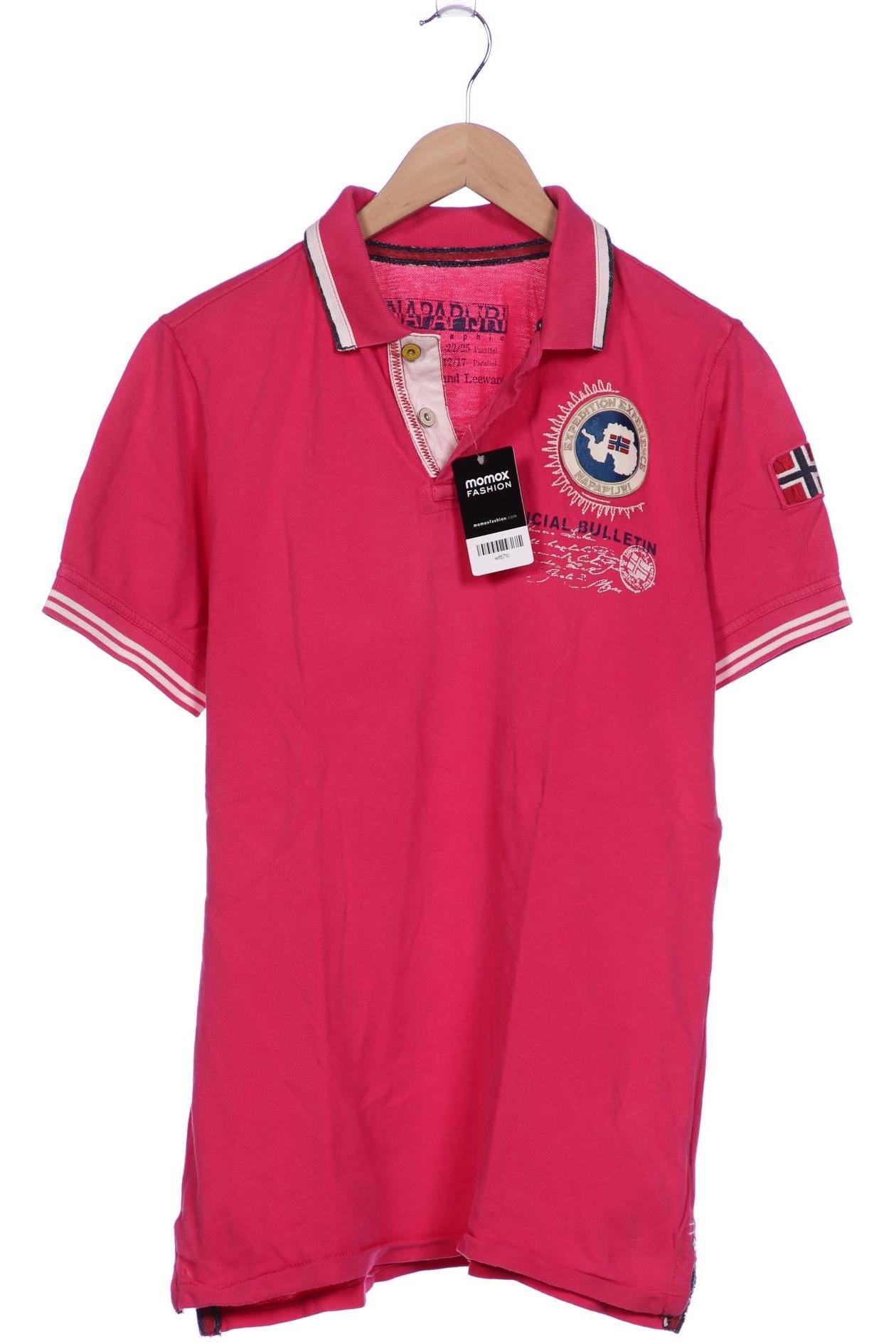 

Napapijri Herren Poloshirt, pink, Gr. 52