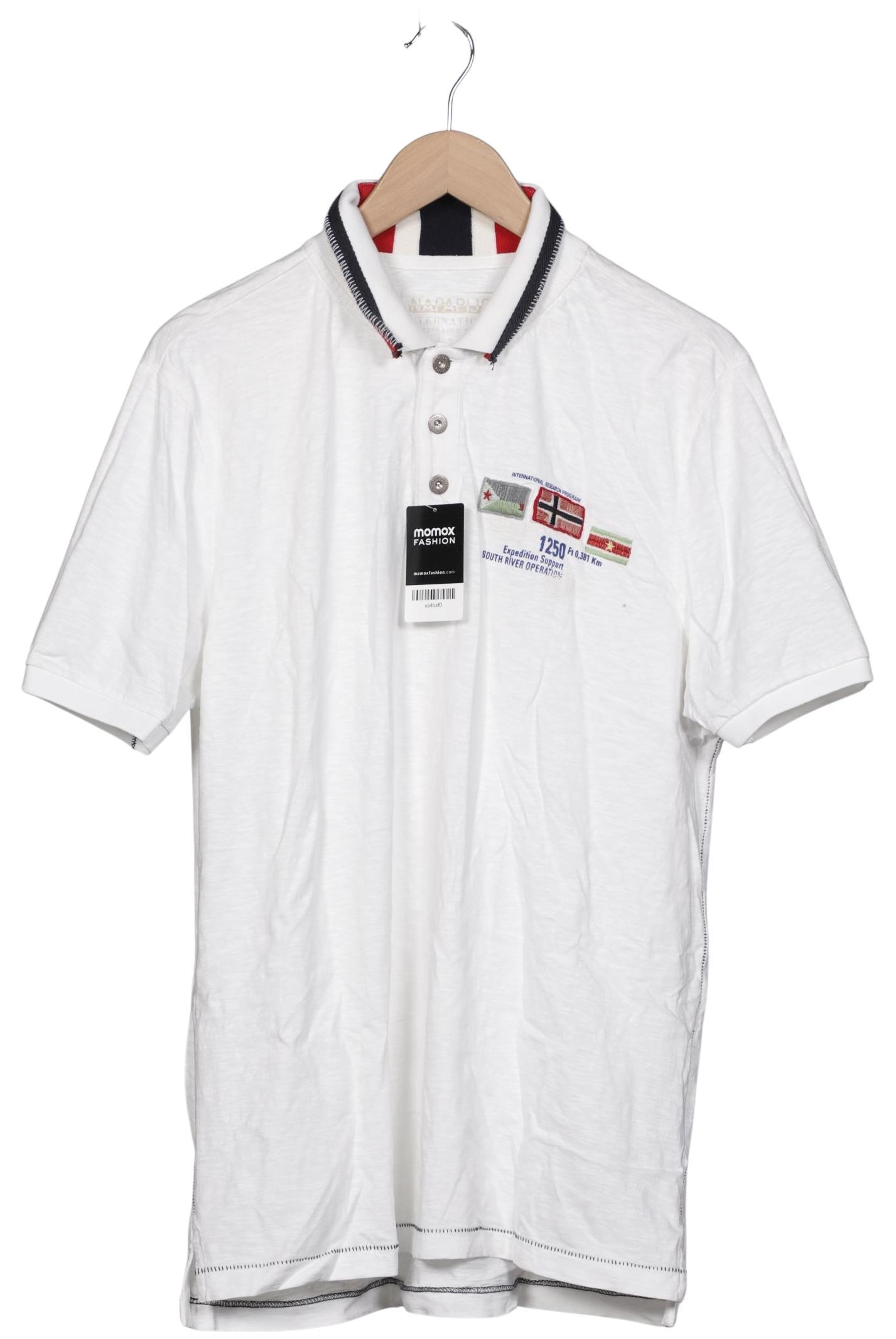 

Napapijri Herren Poloshirt, weiß, Gr. 54