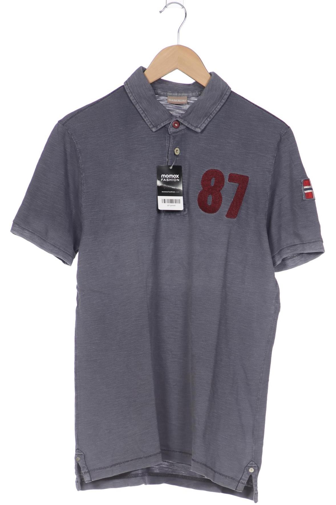 

Napapijri Herren Poloshirt, grau, Gr. 48