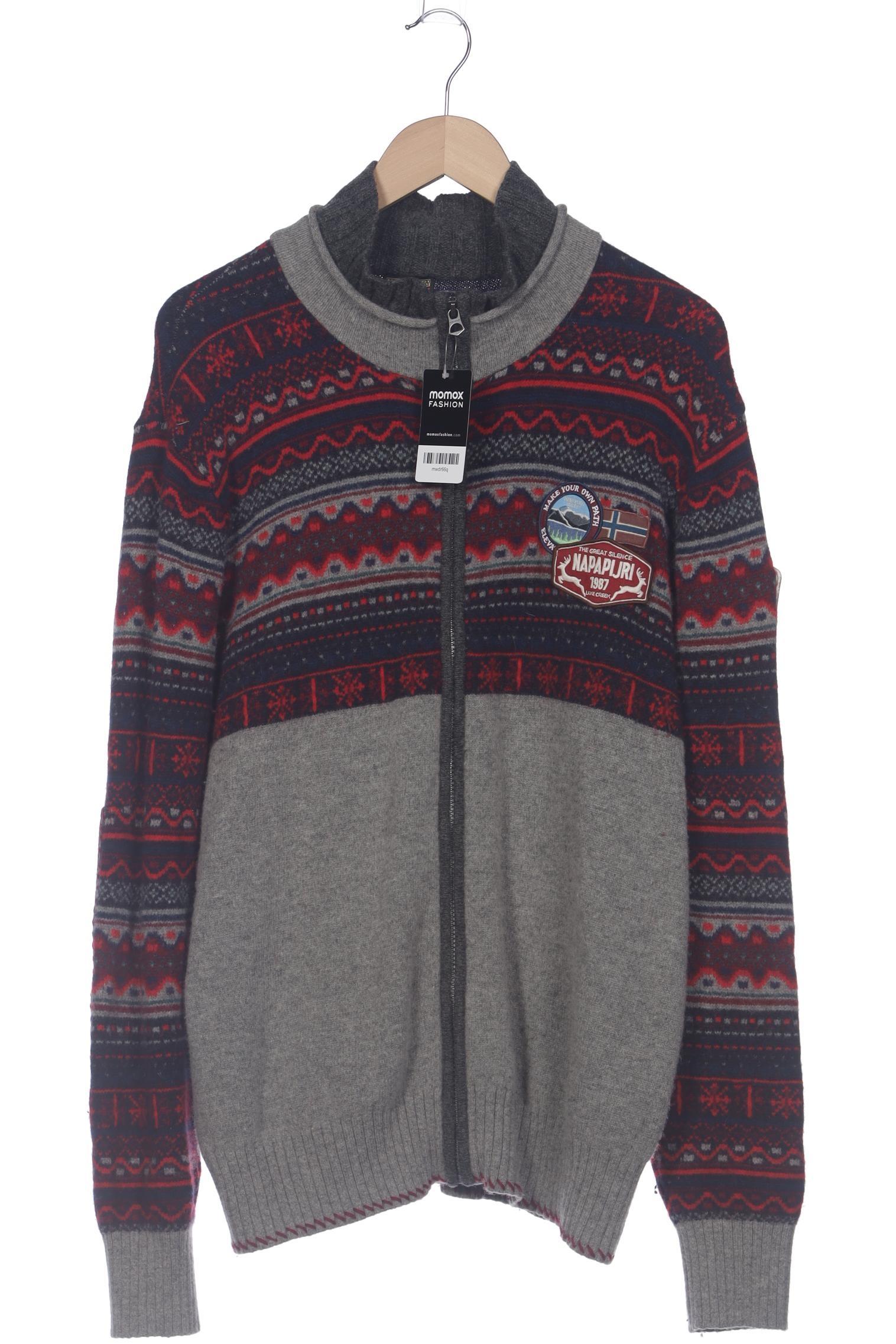 

Napapijri Herren Strickjacke, grau, Gr. 58
