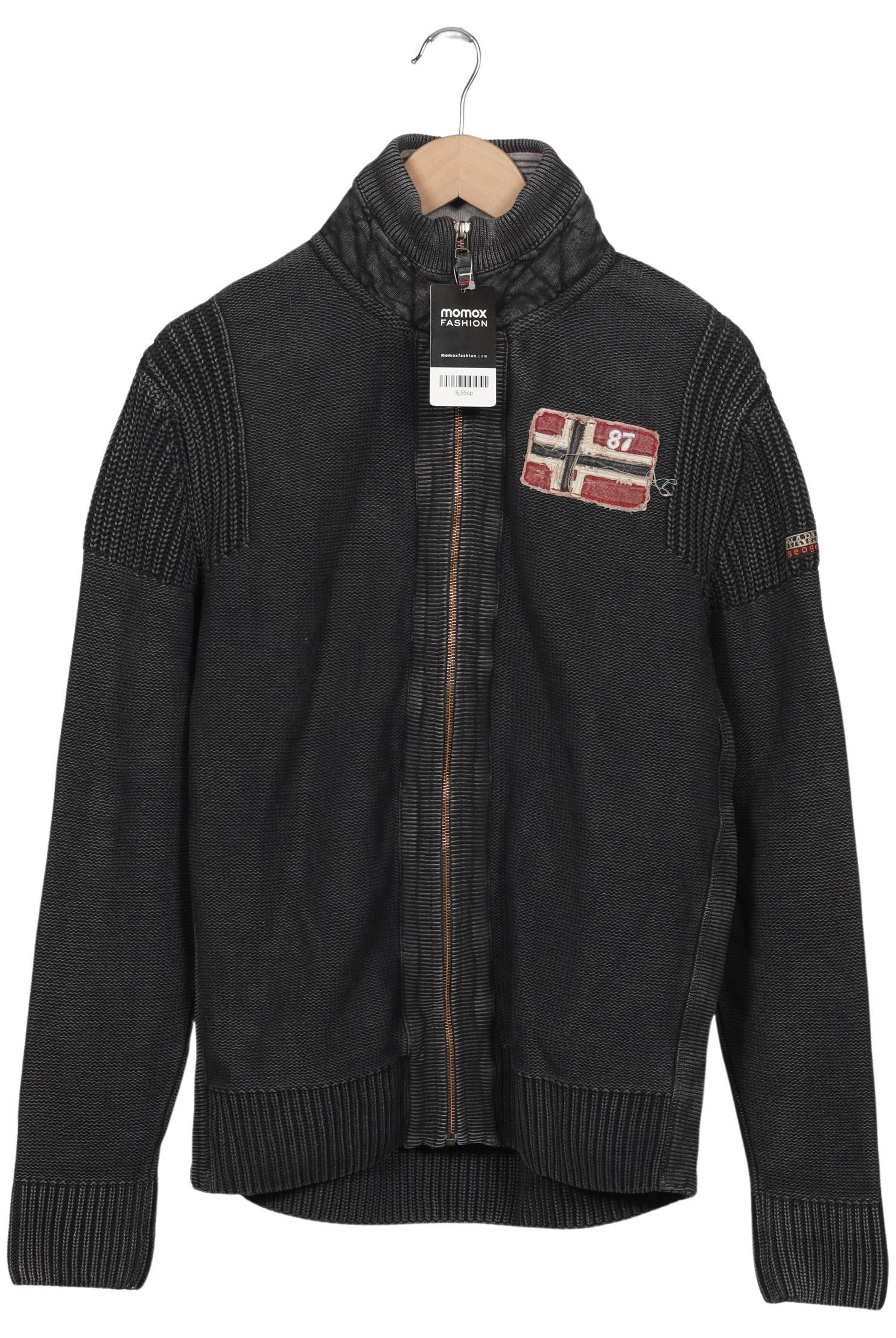 

Napapijri Herren Strickjacke, grau, Gr. 54