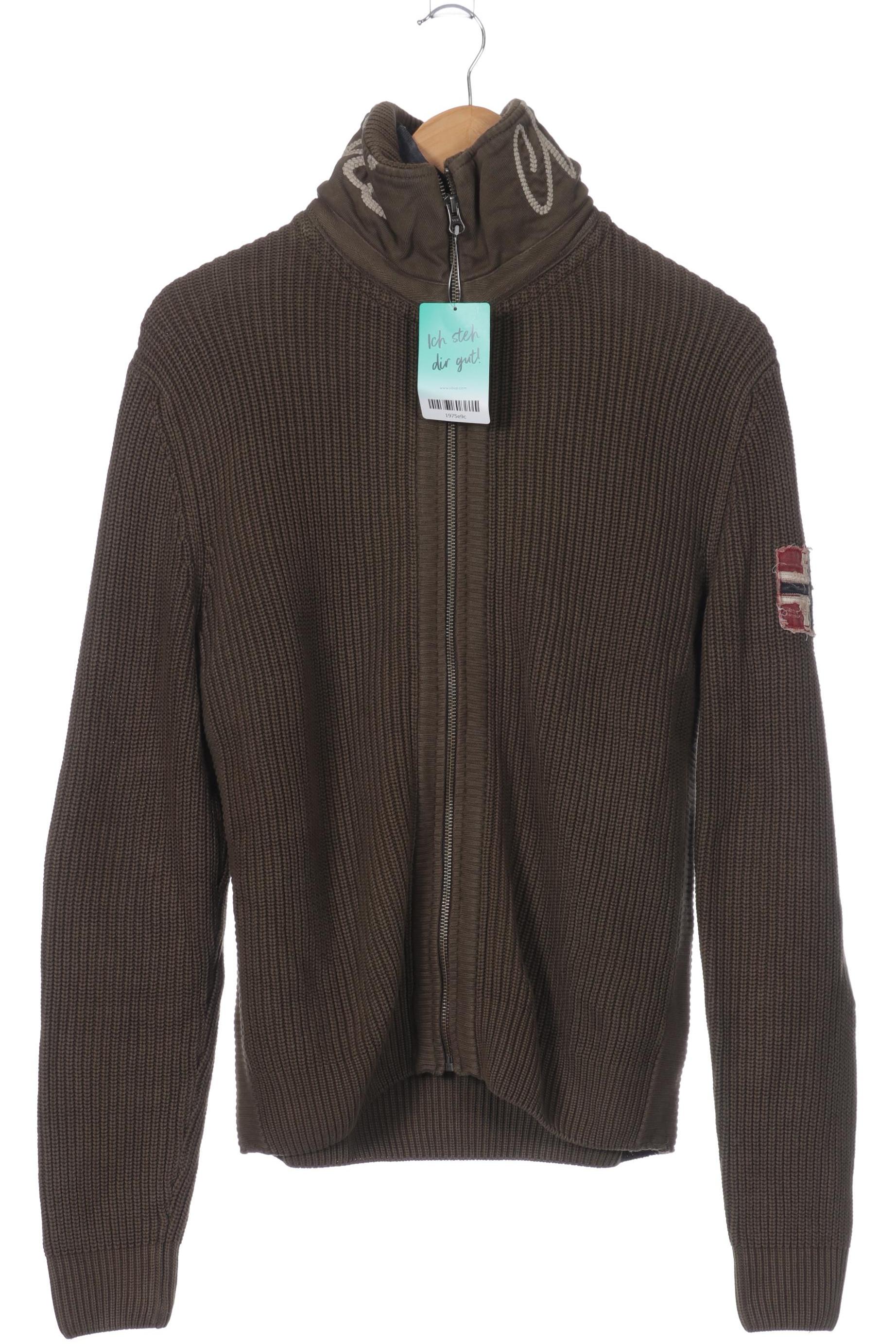 Thumbnail - Napapijri Herren Strickjacke, grün, Gr. 48