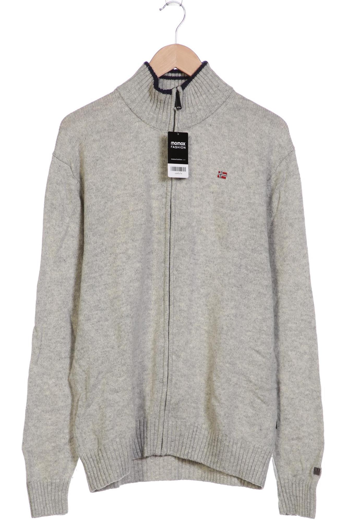 

Napapijri Herren Strickjacke, grau, Gr. 56