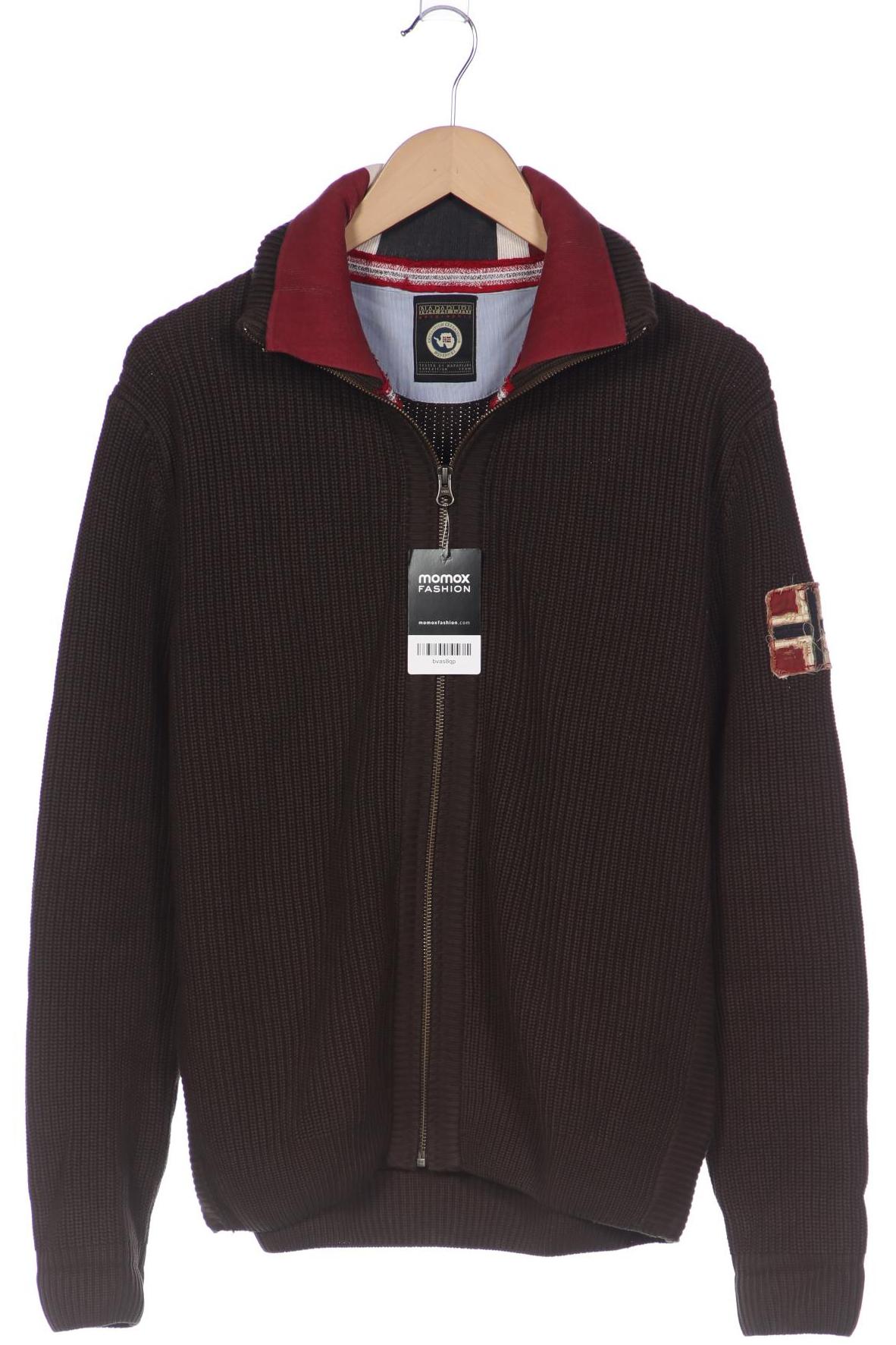 

Napapijri Herren Strickjacke, braun, Gr. 52