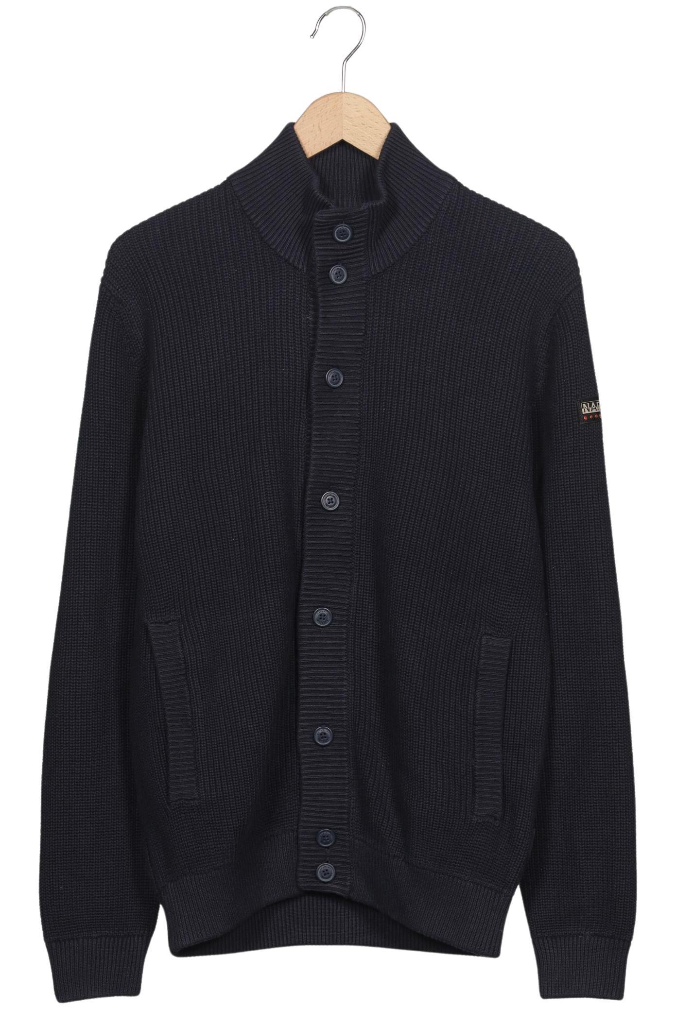 Thumbnail - Napapijri Herren Strickjacke, marineblau, Gr. 52
