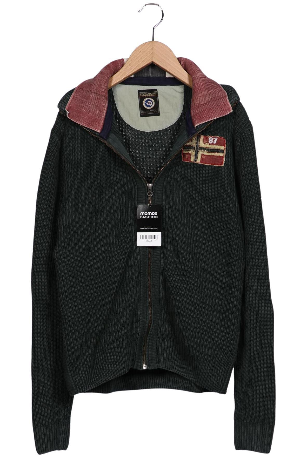 

Napapijri Herren Strickjacke, grün, Gr. 48