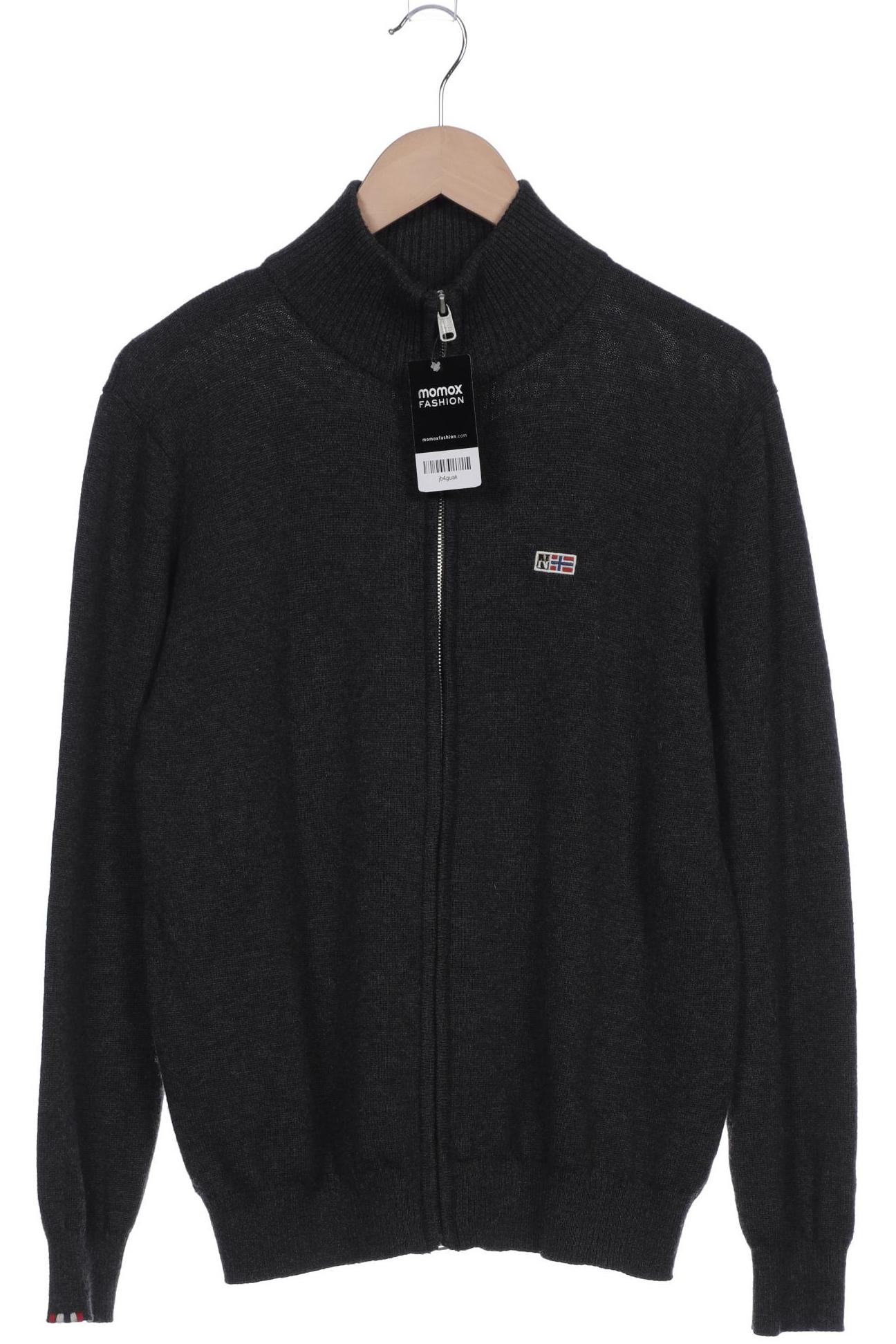 

Napapijri Herren Strickjacke, grau, Gr. 52