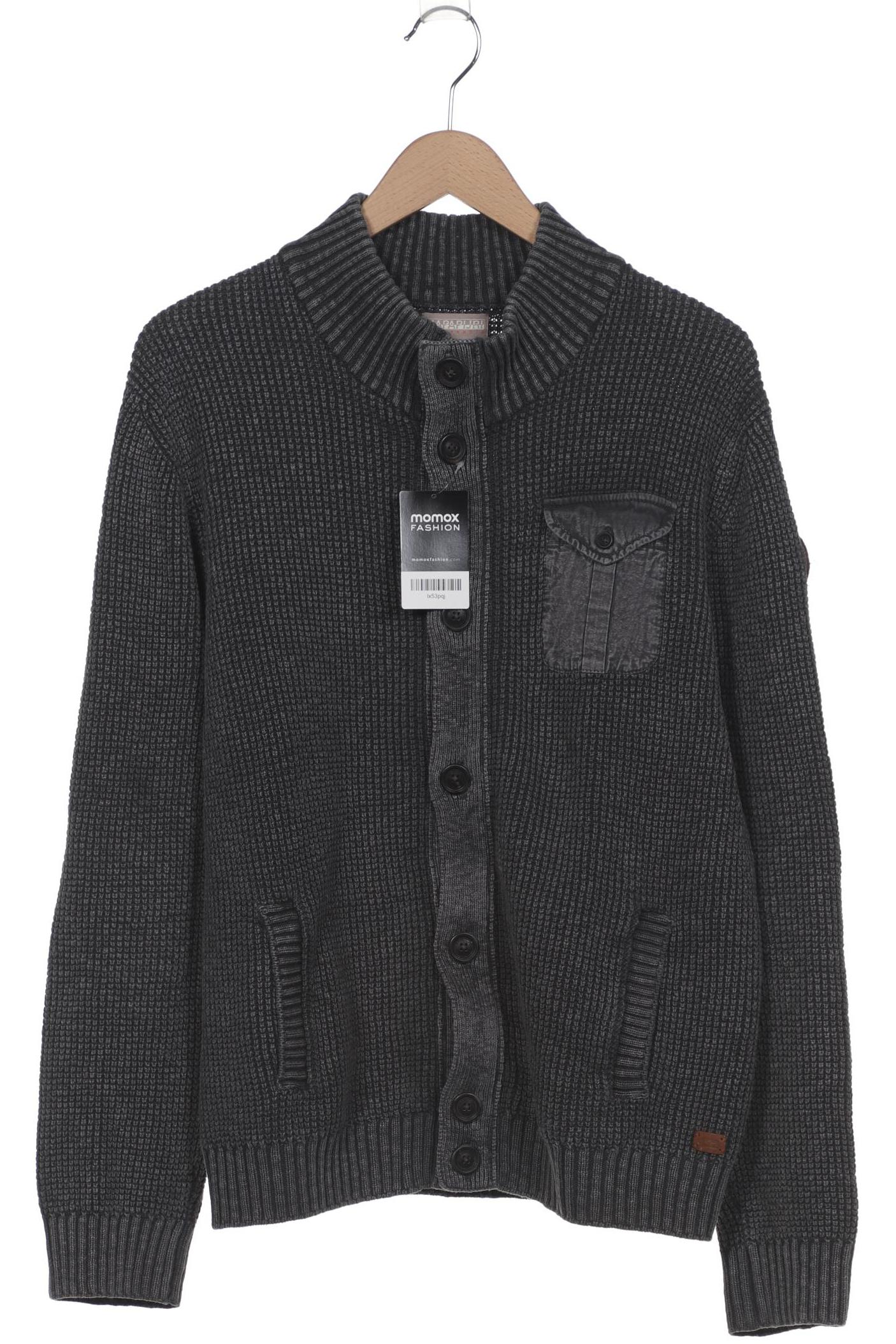 

Napapijri Herren Strickjacke, grau, Gr. 54