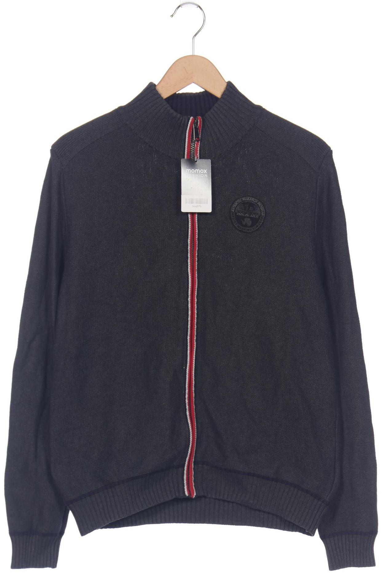 

Napapijri Herren Strickjacke, grau, Gr. 48