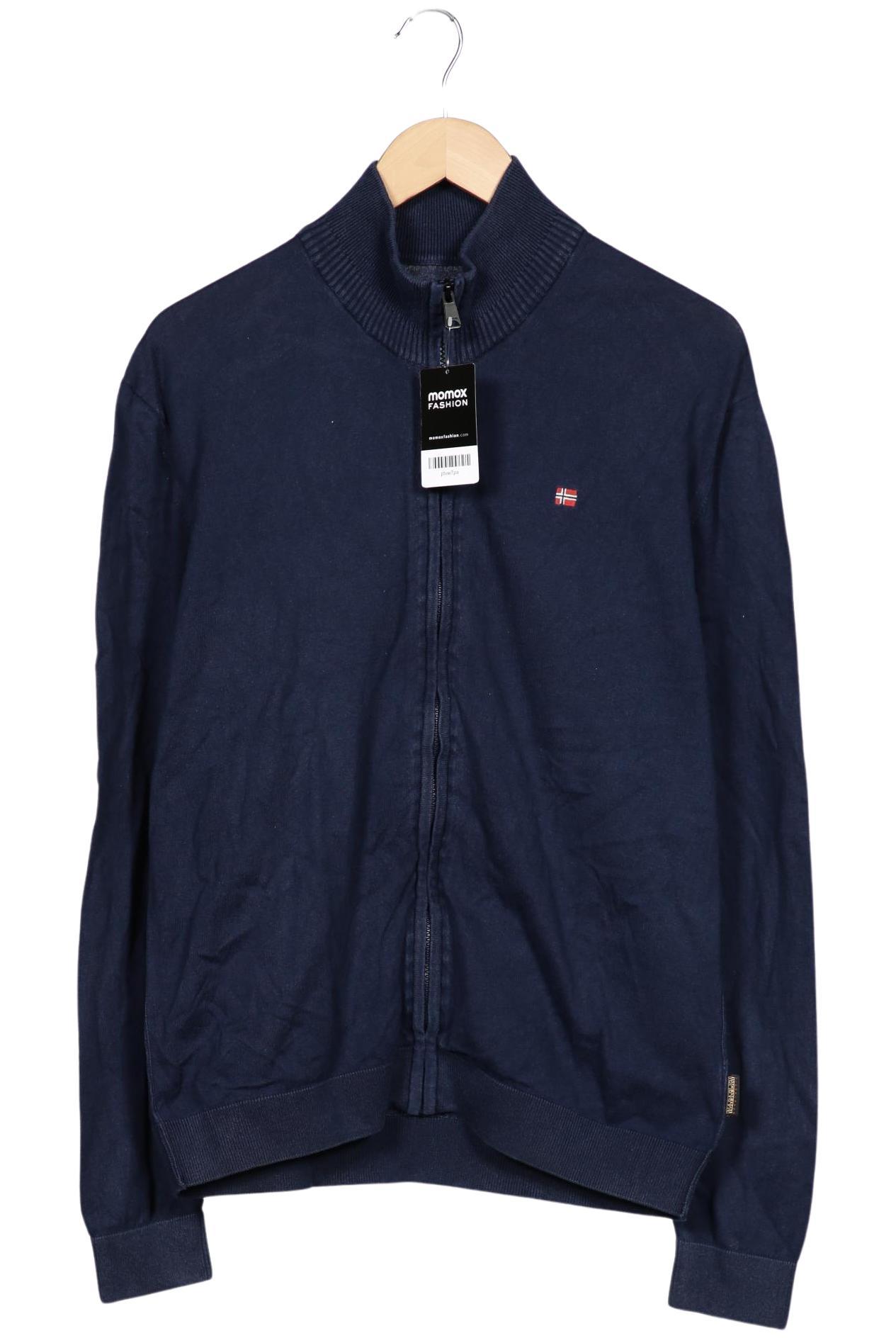 Thumbnail - Napapijri Herren Strickjacke, marineblau, Gr. 52