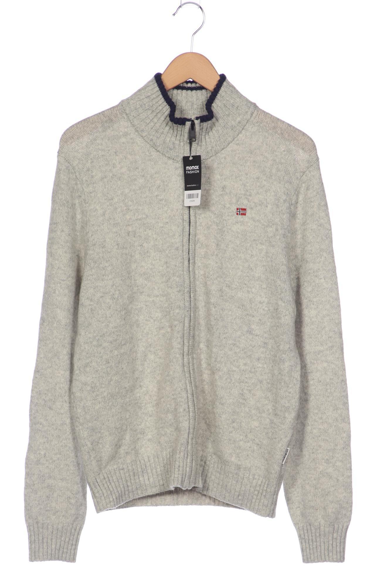 

Napapijri Herren Strickjacke, grau, Gr. 48
